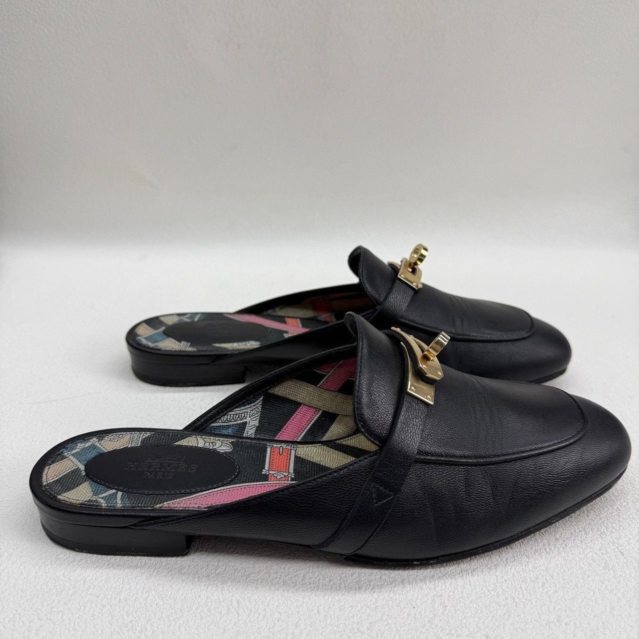 Hermes Hermès Kelly Leather Mules Size 38 Size US 8 / IT 38 - 5 Thumbnail
