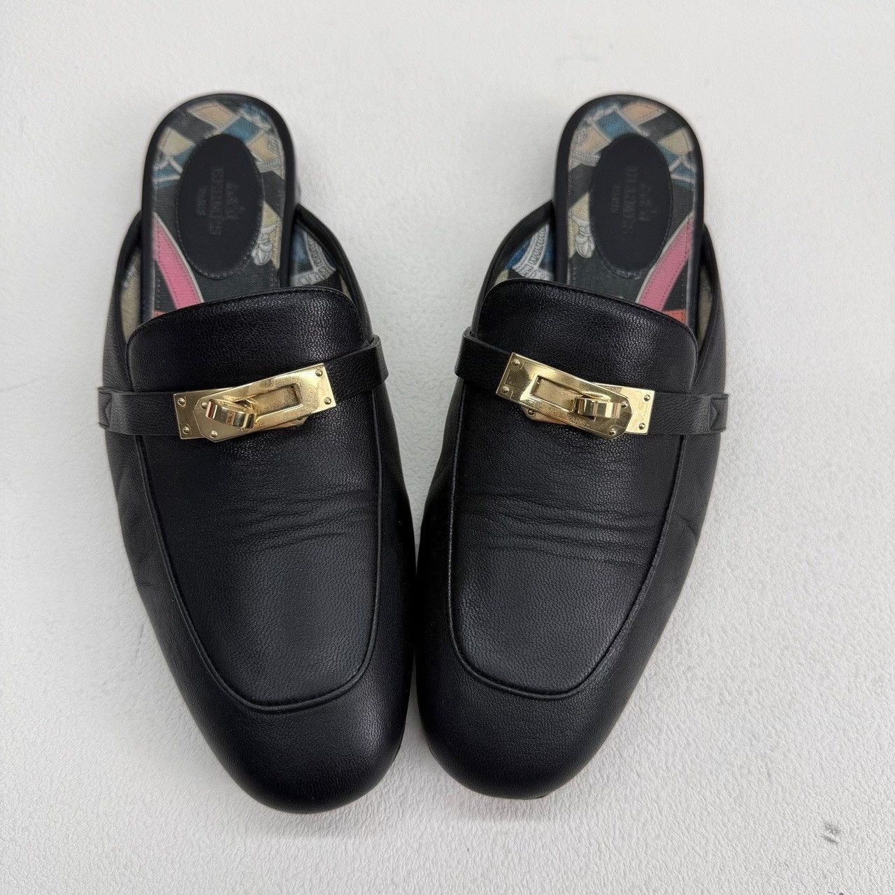 Hermes Hermès Kelly Leather Mules Size 38 Size US 8 / IT 38 - 10 Thumbnail