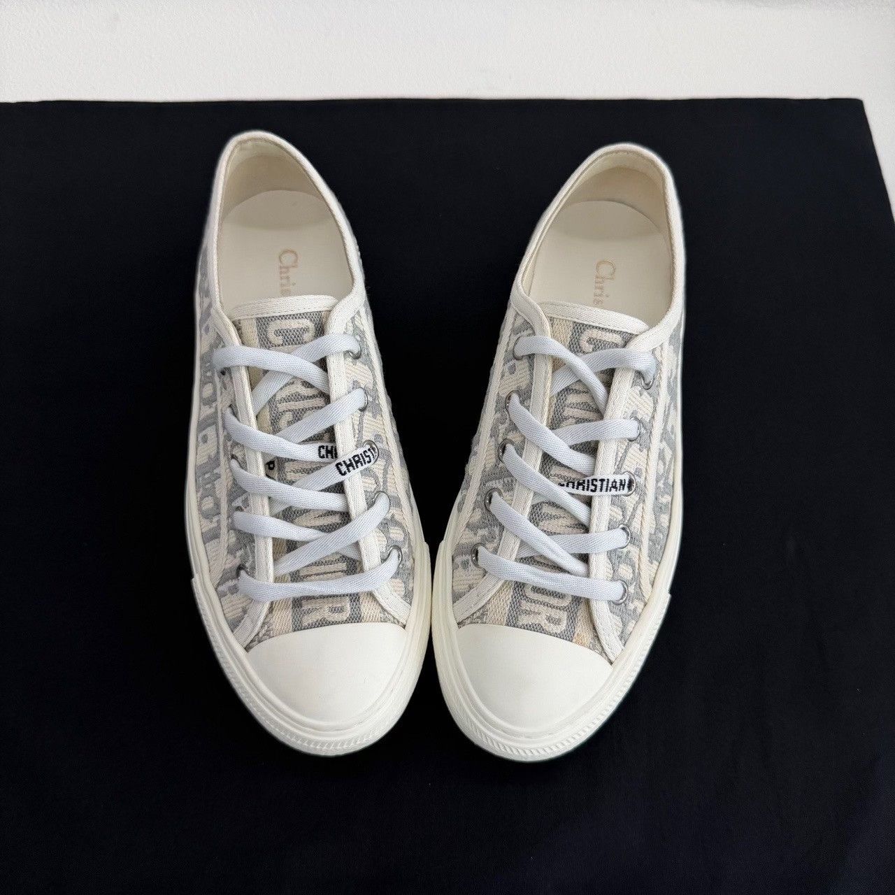 Dior Dior Oblique Walk'n'Dior Sneakers Size 37.5 Size US 7.5 / IT 37.5 - 10 Thumbnail