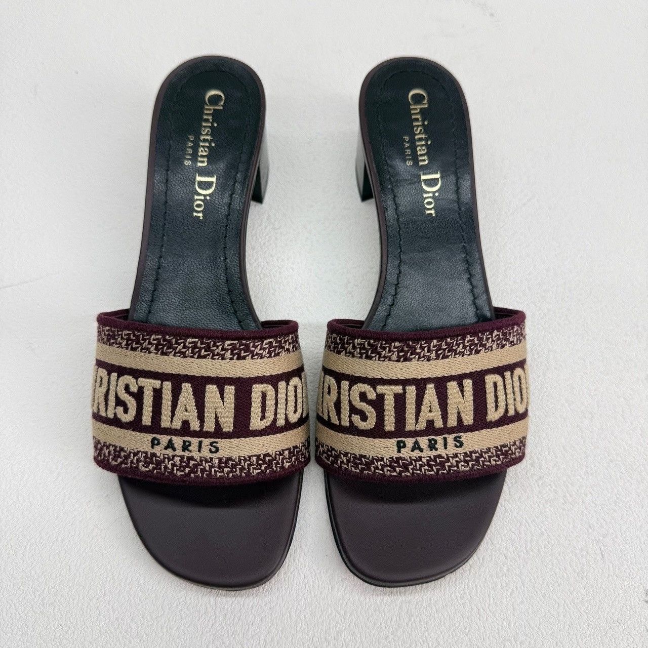 Dior Dior Dway Embroidered Sandals Size 36 Size US 6 / IT 36 - 3 Thumbnail