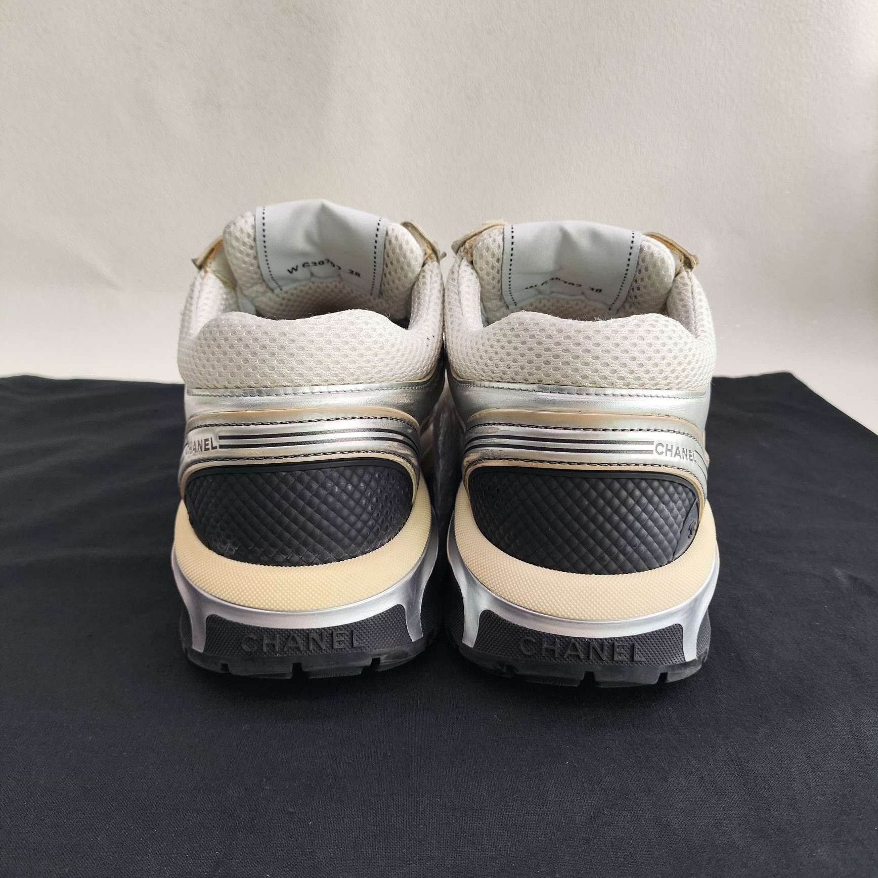 Chanel Chanel Metallic Mesh Low-Top Sneakers Size 38 Size US 8 / IT 38 - 6 Thumbnail