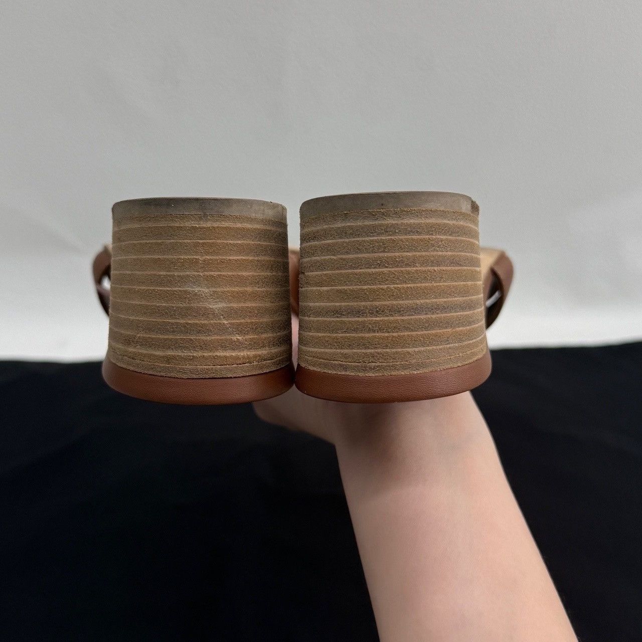 Hermes Hermès Oasis Leather Block Heel Sandals Size 39 Size US 9 / IT 39 - 7 Thumbnail