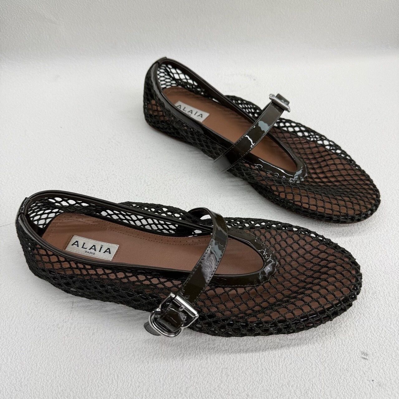 Alaia Alaïa Fishnet Ballet Flats Size 38 Size US 8 / IT 38 - 4 Thumbnail