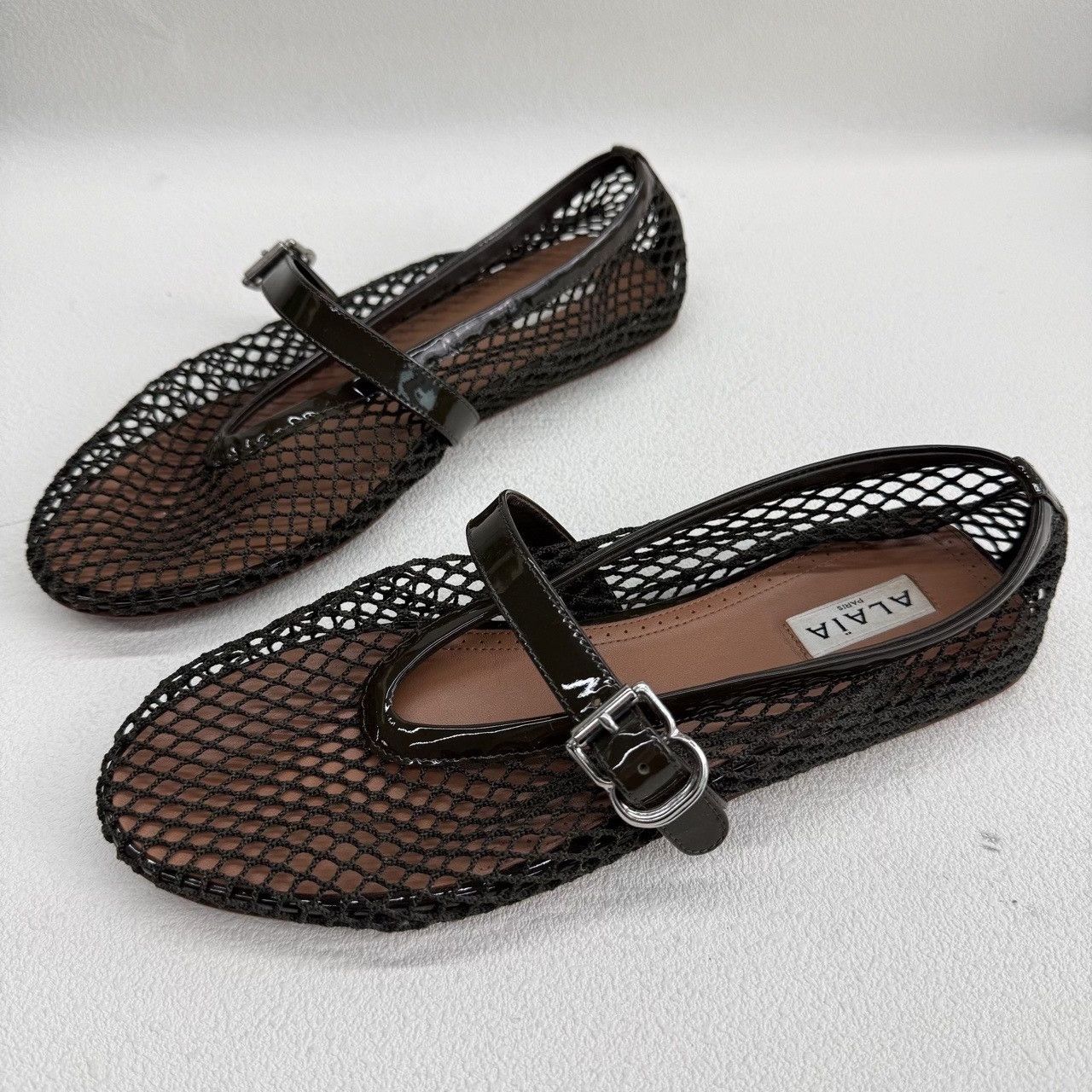Alaia Alaïa Fishnet Ballet Flats Size 38 Size US 8 / IT 38 - 2 Thumbnail