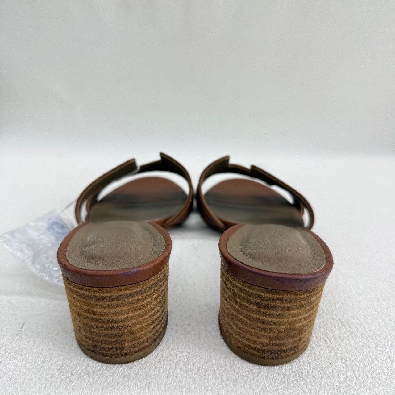 Hermes Hermès Oasis Leather Block Heel Sandals Size 37 Size US 7 / IT 37 - 6 Thumbnail