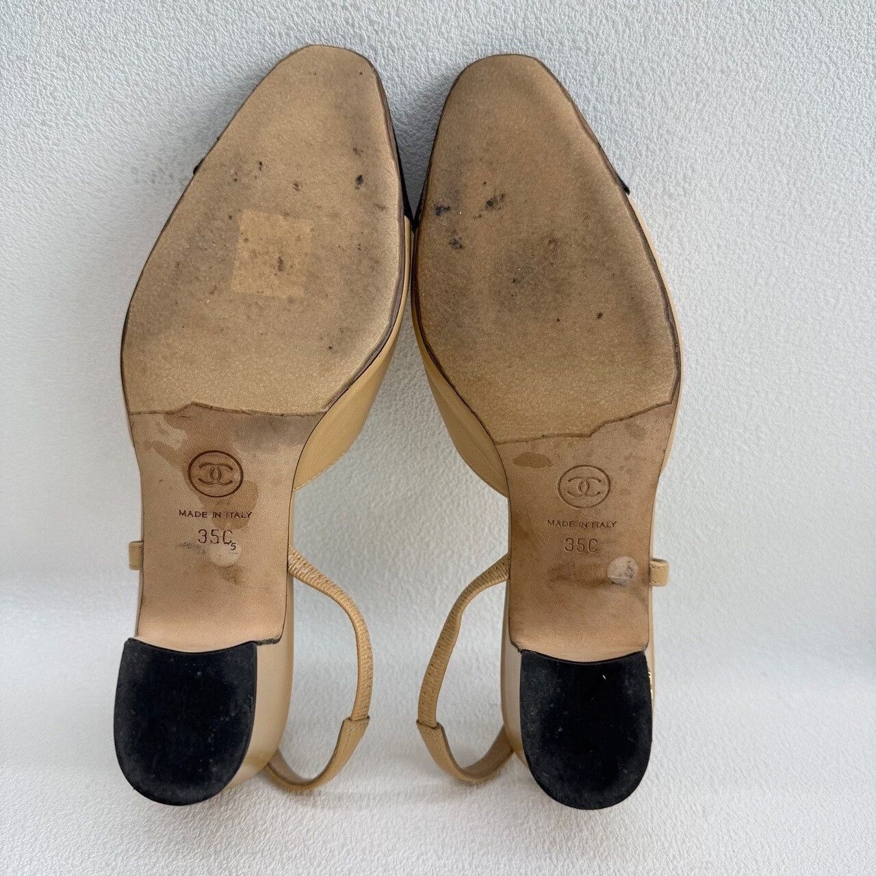 Chanel Chanel Two Tone Slingback Heels Size 35C Size US 5 / IT 35 - 8 Thumbnail