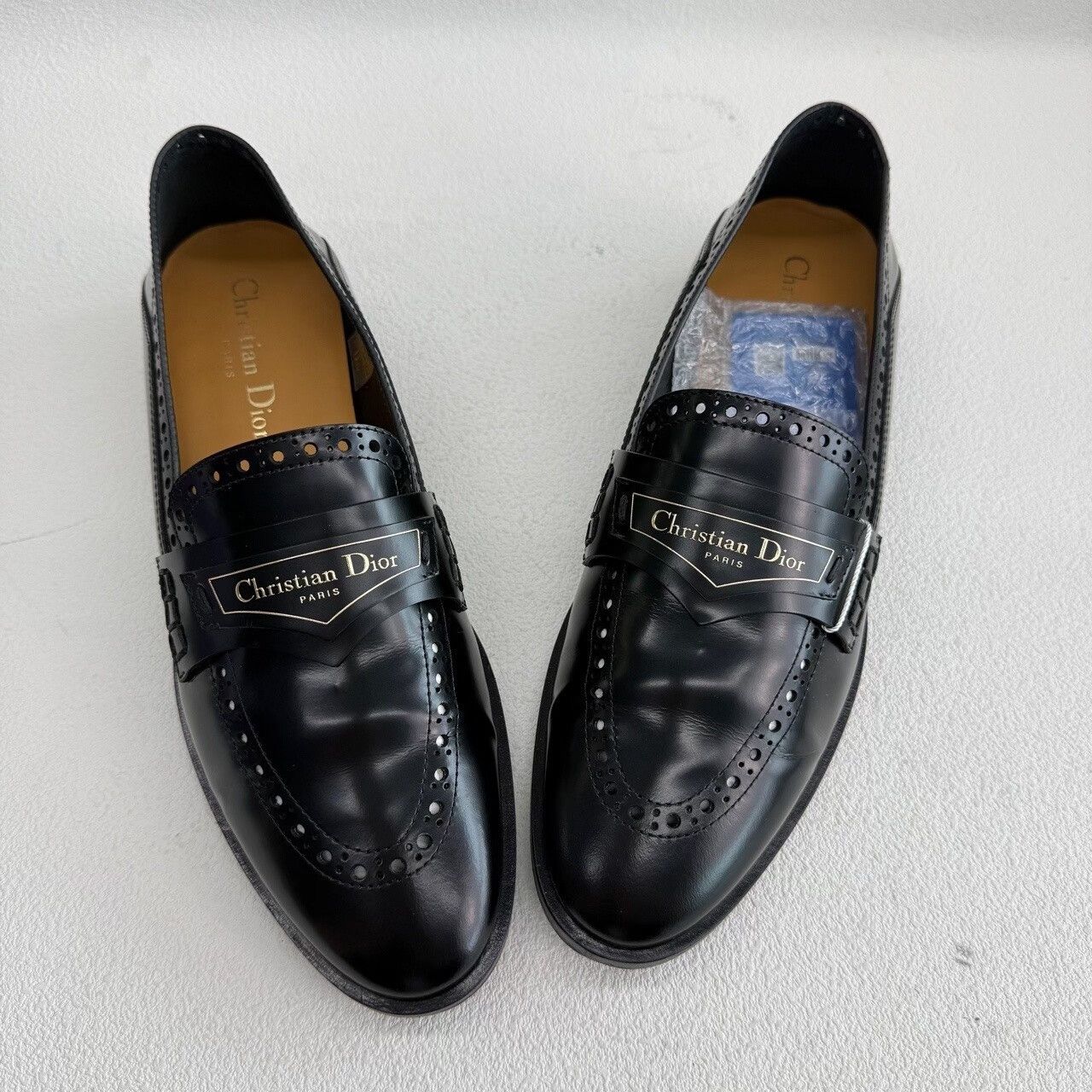 Dior Dior Black Logo Loafers Size 36.5 Size US 6.5 / IT 36.5 - 10 Thumbnail