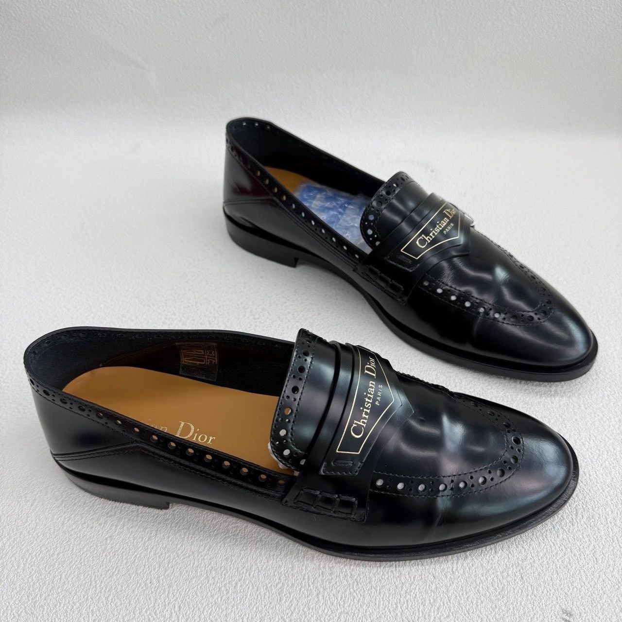 Dior Dior Black Logo Loafers Size 36.5 Size US 6.5 / IT 36.5 - 4 Thumbnail
