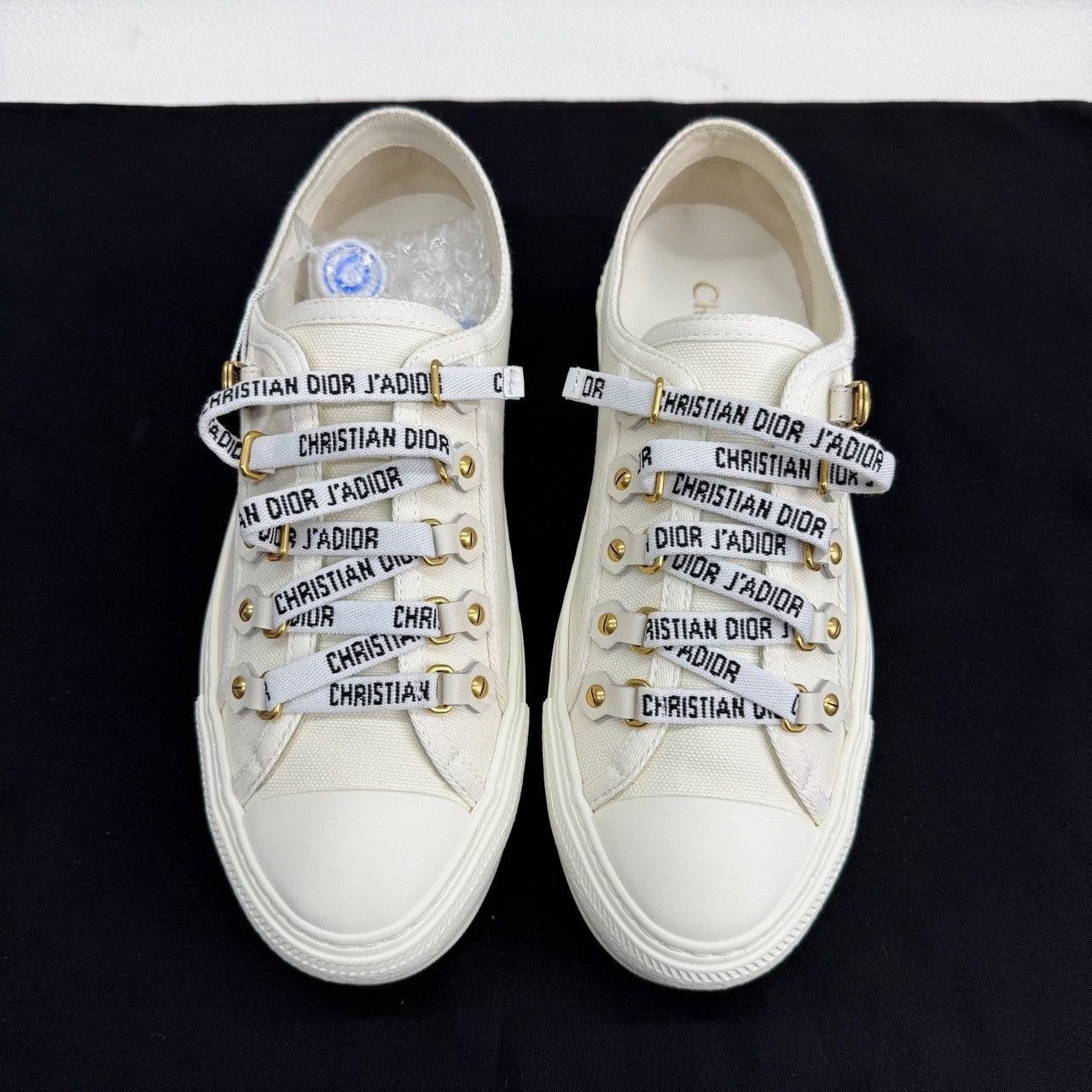 Dior Dior White Walk'n'Dior Sneakers Size 36.5 Size US 5.5 / IT 35.5 - 3 Thumbnail