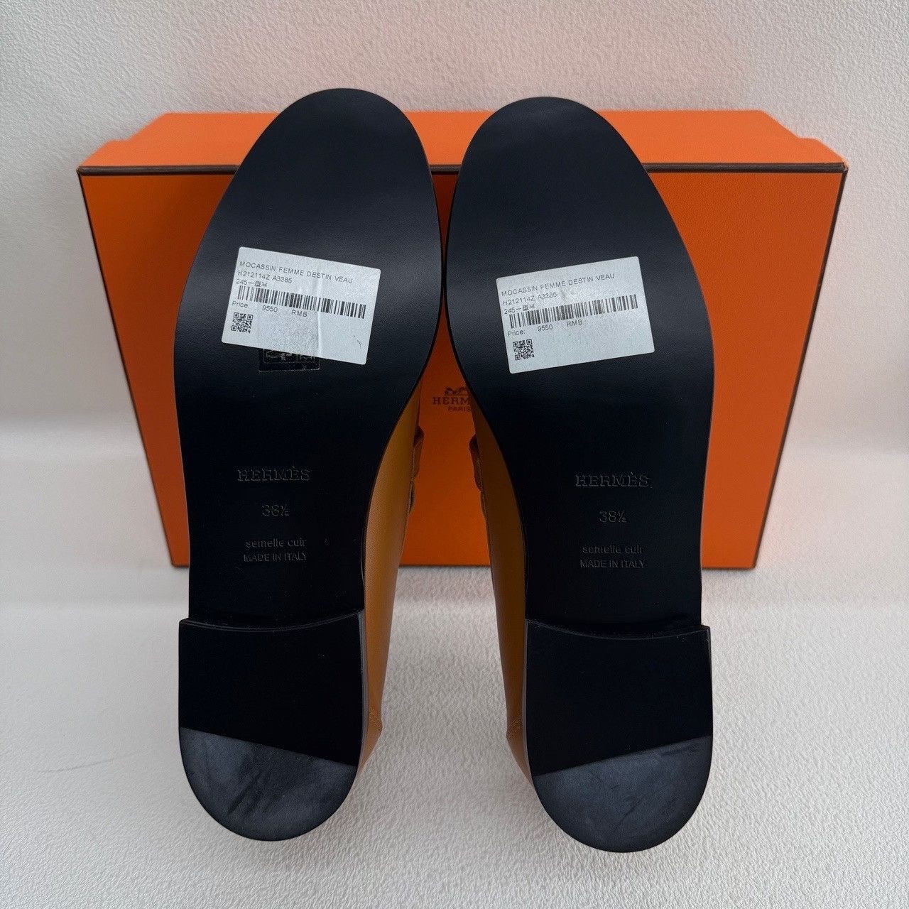 Hermes Hermes Destin Leather Loafers Size 38.5 Size US 8.5 / IT 38.5 - 9 Thumbnail