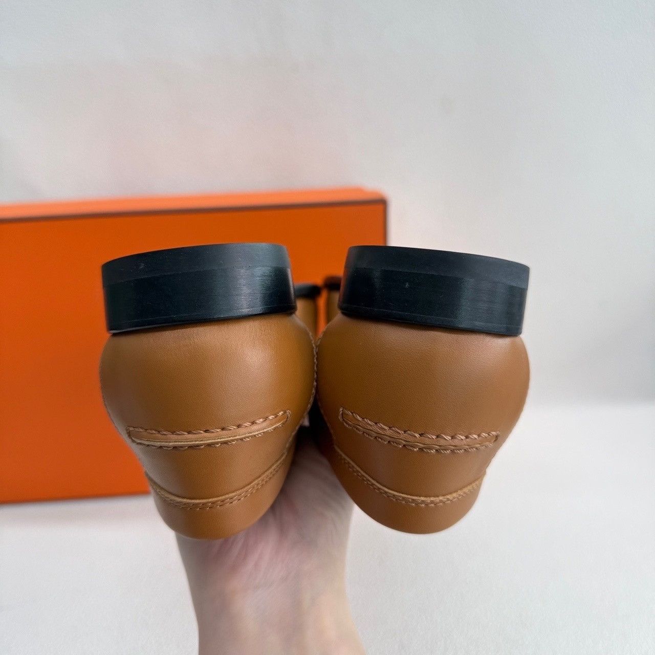 Hermes Hermes Destin Leather Loafers Size 38.5 Size US 8.5 / IT 38.5 - 8 Thumbnail