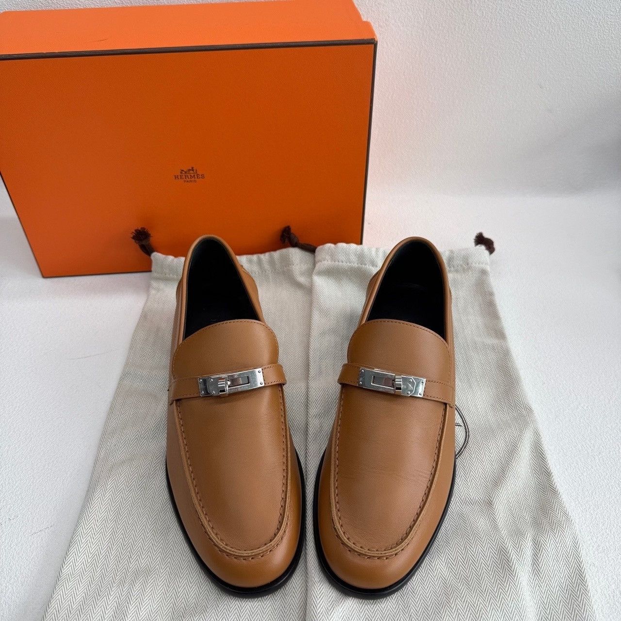 Hermes Hermes Destin Leather Loafers Size 38.5 Size US 8.5 / IT 38.5 - 2 Thumbnail