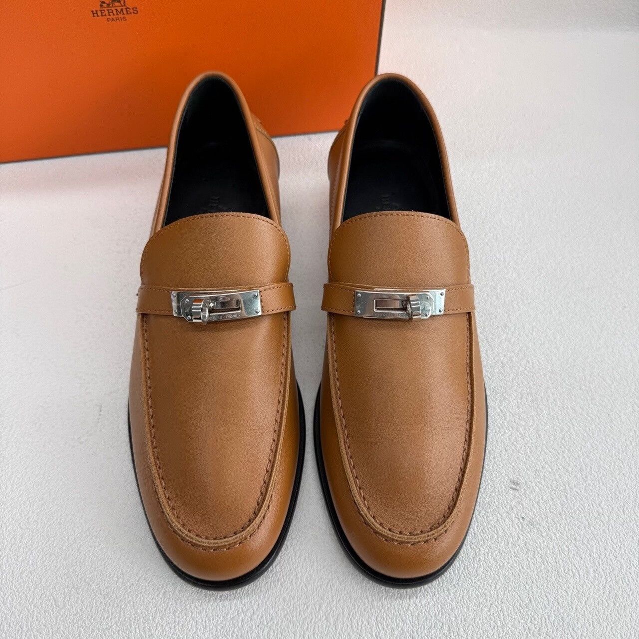 Hermes Hermes Destin Leather Loafers Size 38.5 Size US 8.5 / IT 38.5 - 4 Thumbnail