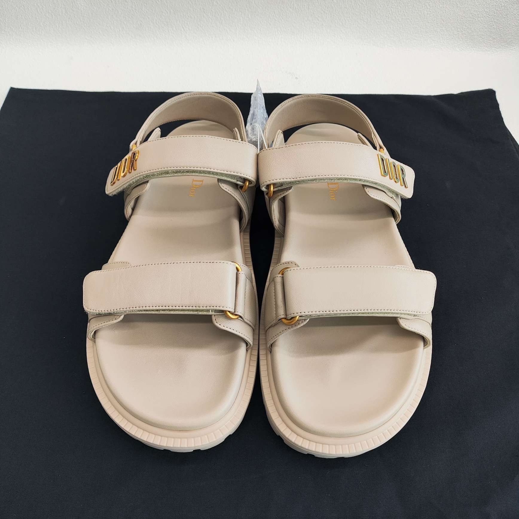 Dior Dior Lambskin DiorAct Sandals Size 40 Size US 10 / IT 40 - 3 Thumbnail