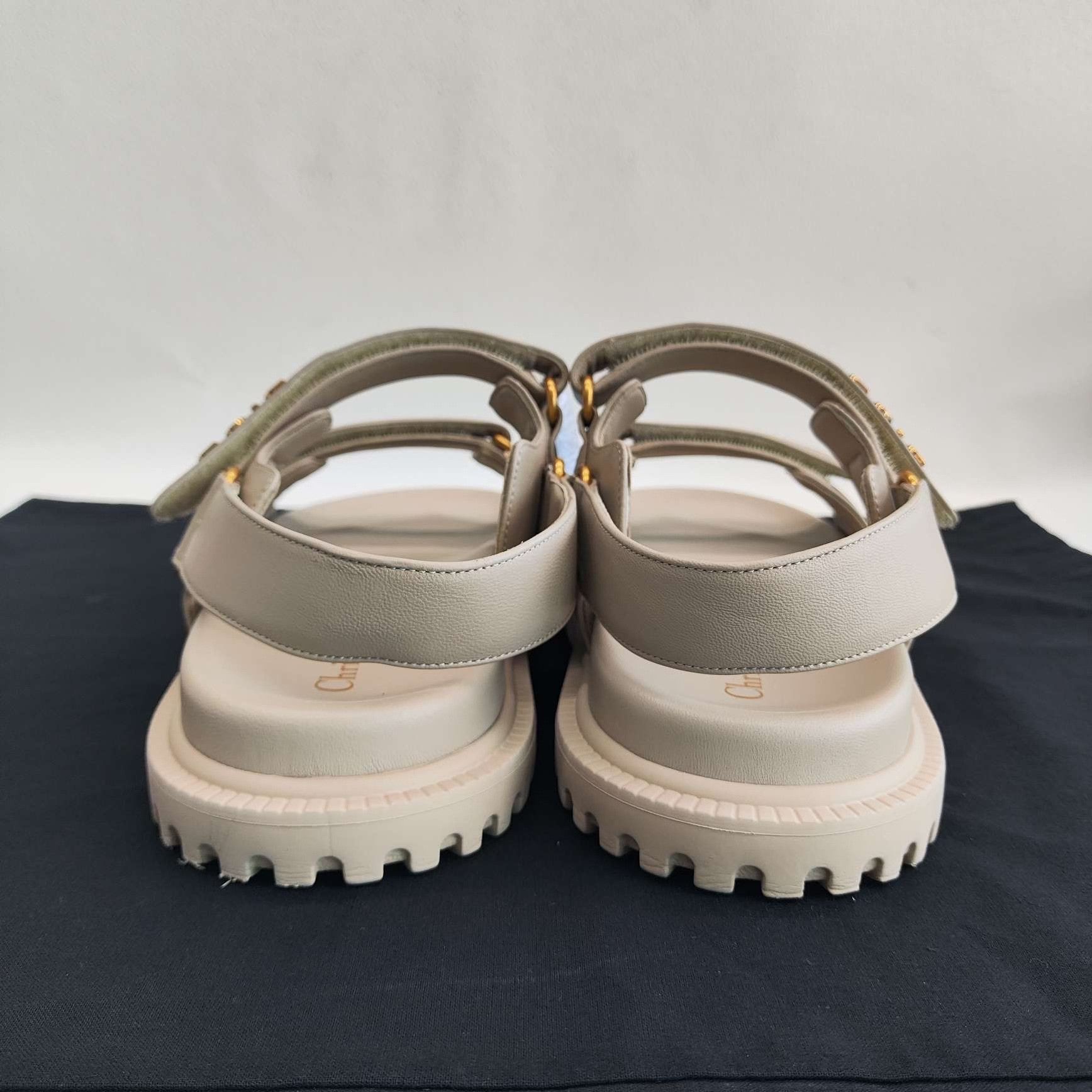Dior Dior Lambskin DiorAct Sandals Size 40 Size US 10 / IT 40 - 6 Thumbnail
