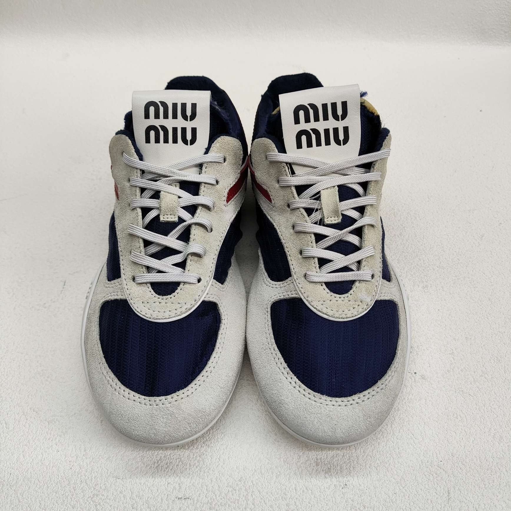 Miu Miu Miu Miu Gymnasium Low-Top Sneakers Size 38 Size US 8 / IT 38 - 3 Thumbnail