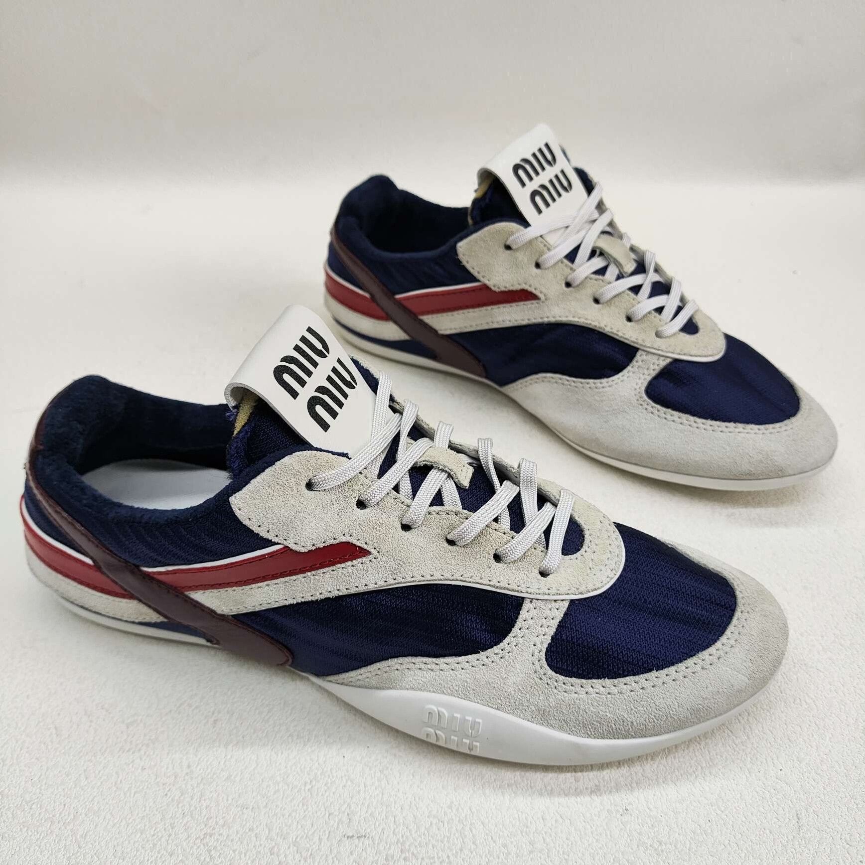 Miu Miu Miu Miu Gymnasium Low-Top Sneakers Size 38 Size US 8 / IT 38 - 4 Thumbnail