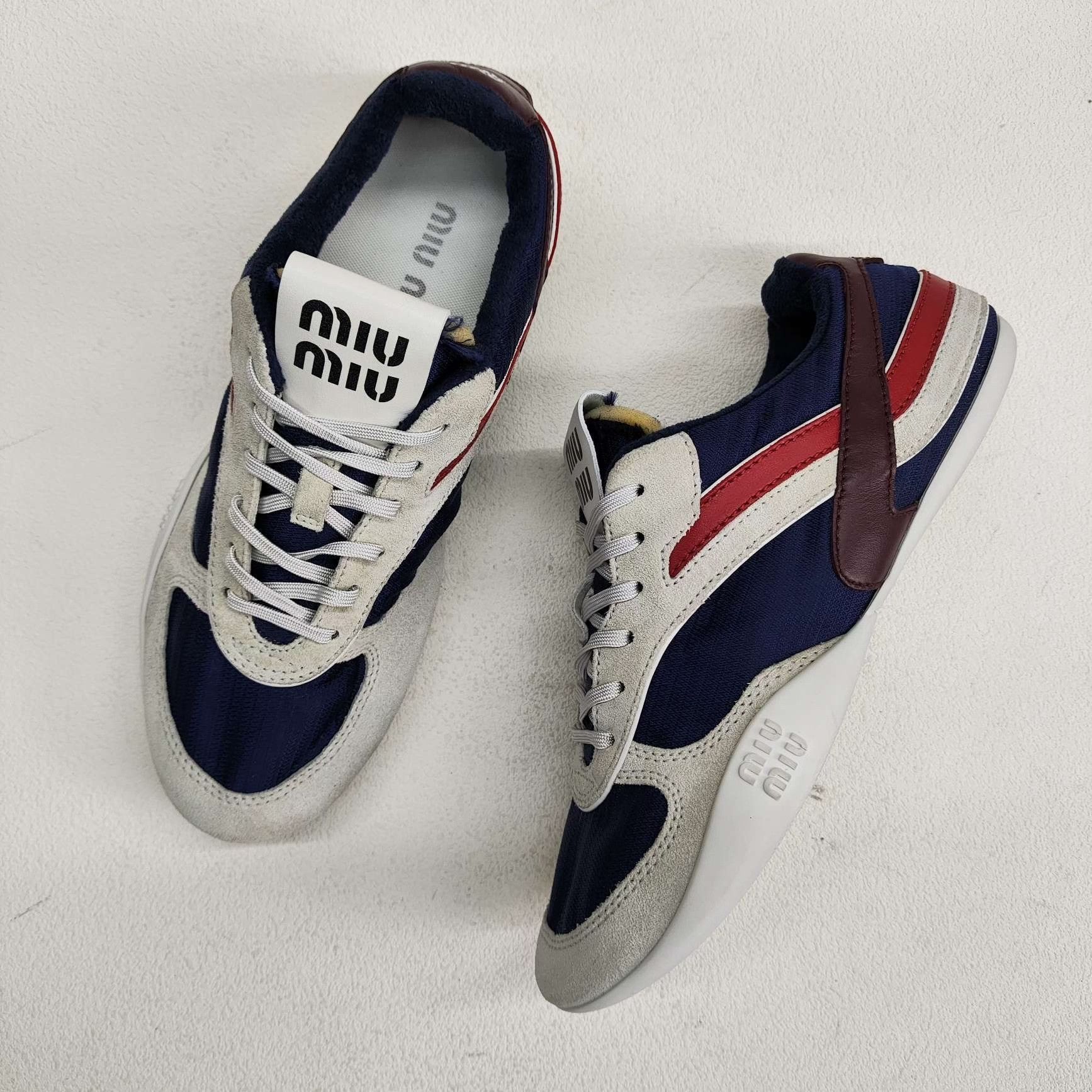 Miu Miu Miu Miu Gymnasium Low-Top Sneakers Size 38 Size US 8 / IT 38 - 9 Thumbnail