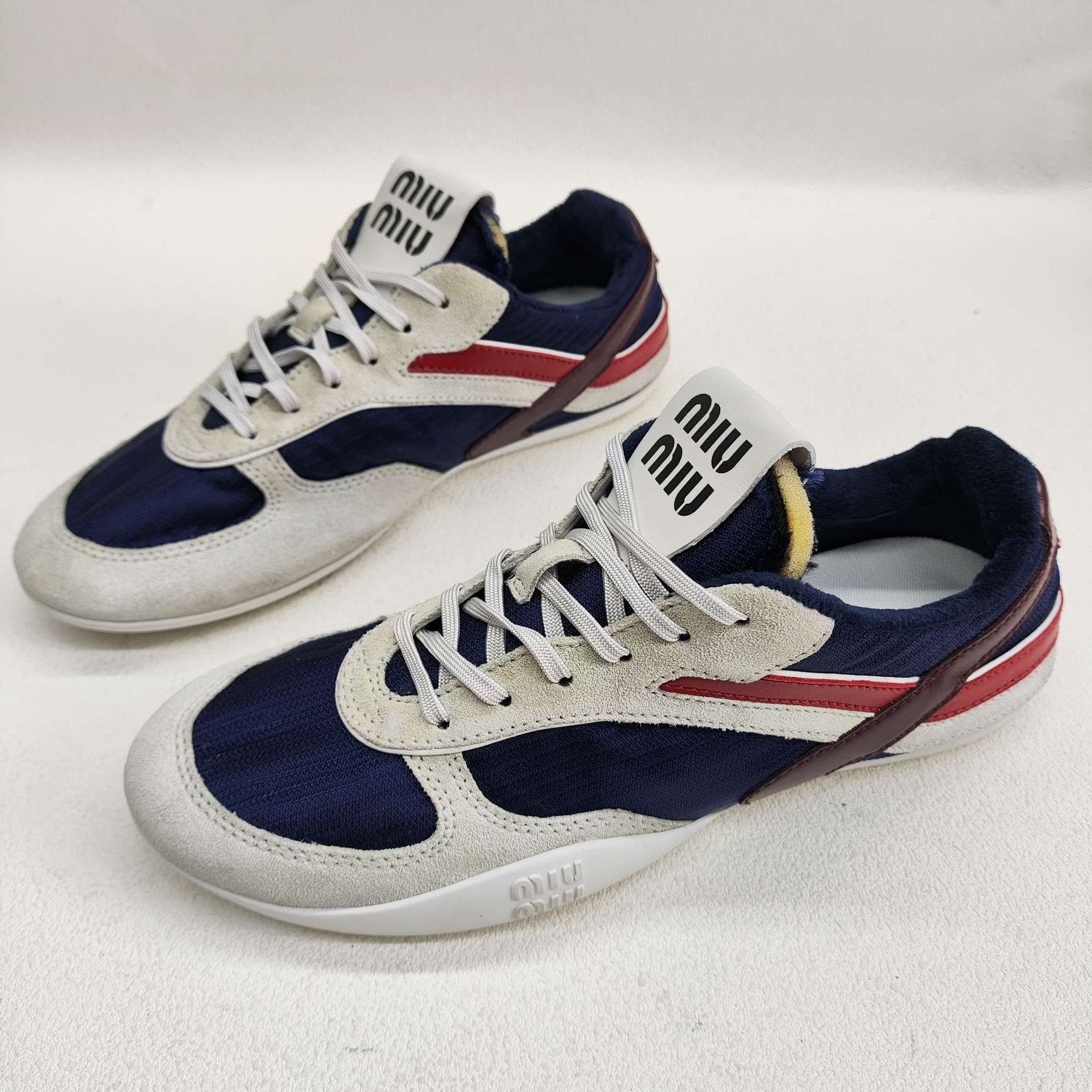 Miu Miu Miu Miu Gymnasium Low-Top Sneakers Size 38 Size US 8 / IT 38 - 2 Thumbnail