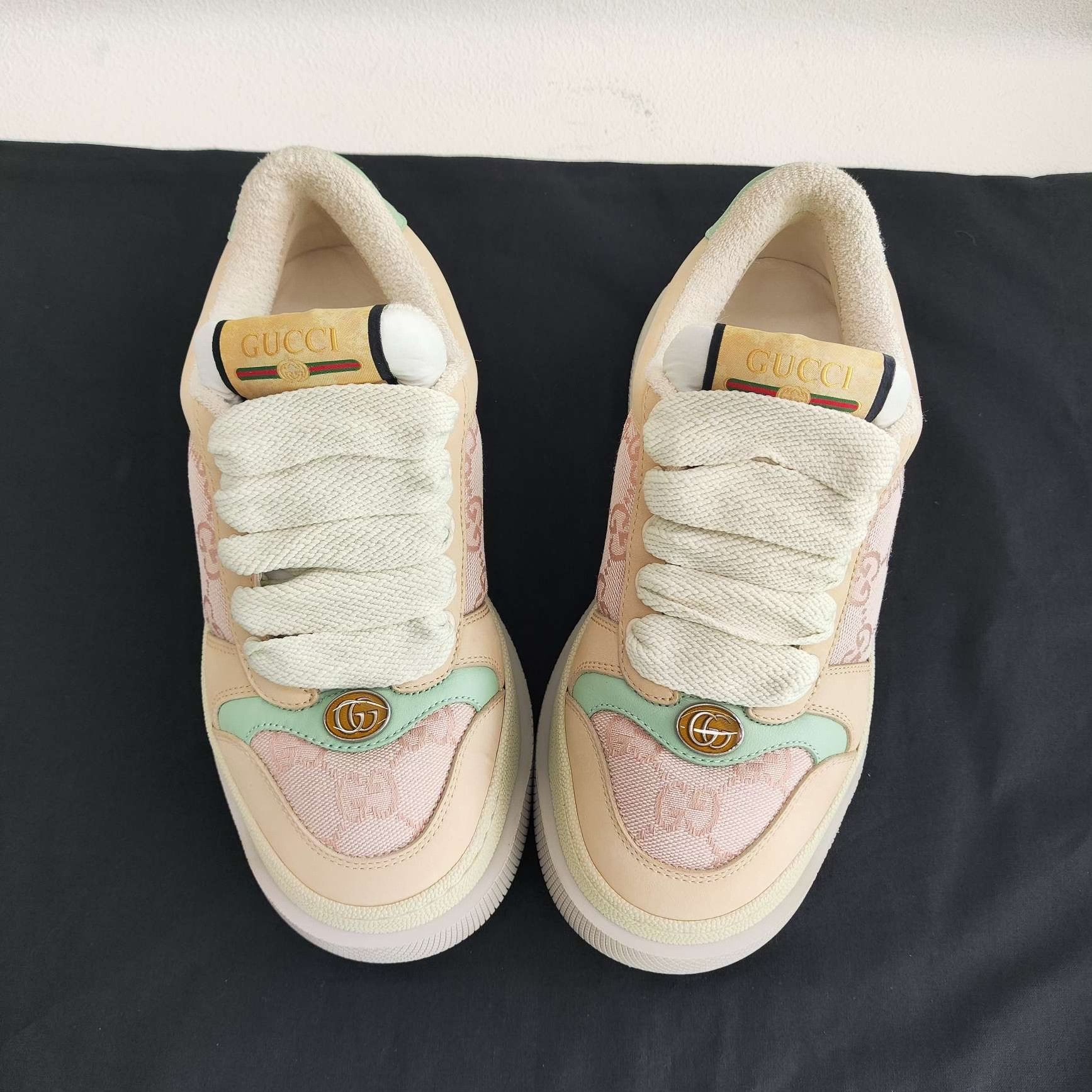 Gucci Gucci Screener GG Canvas Sneakers Size 34.5 Size US 4.5 / IT 34.5 - 10 Thumbnail