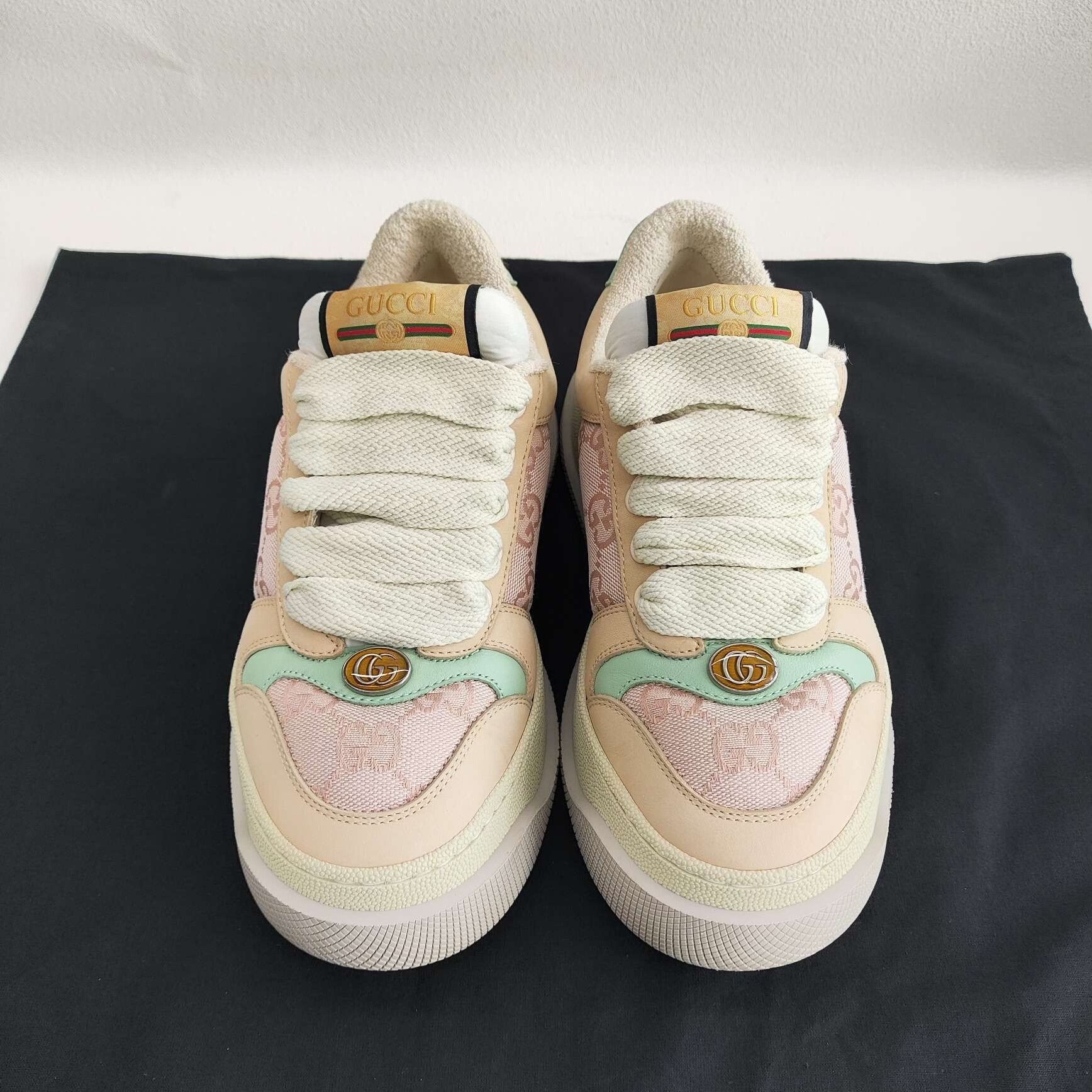 Gucci Gucci Screener GG Canvas Sneakers Size 34.5 Size US 4.5 / IT 34.5 - 3 Thumbnail