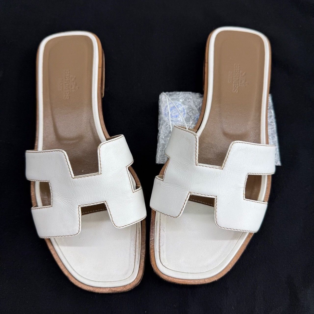 Hermes Hermès Oran Leather Sandals Size 36 Size US 6 / IT 36 - 3 Thumbnail