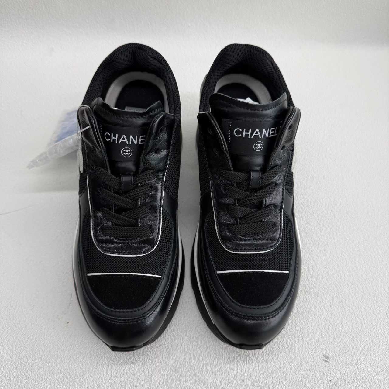 Chanel Chanel CC Logo Platform Low-Top Sneakers Size 37 Size US 7 / IT 37 - 4 Thumbnail