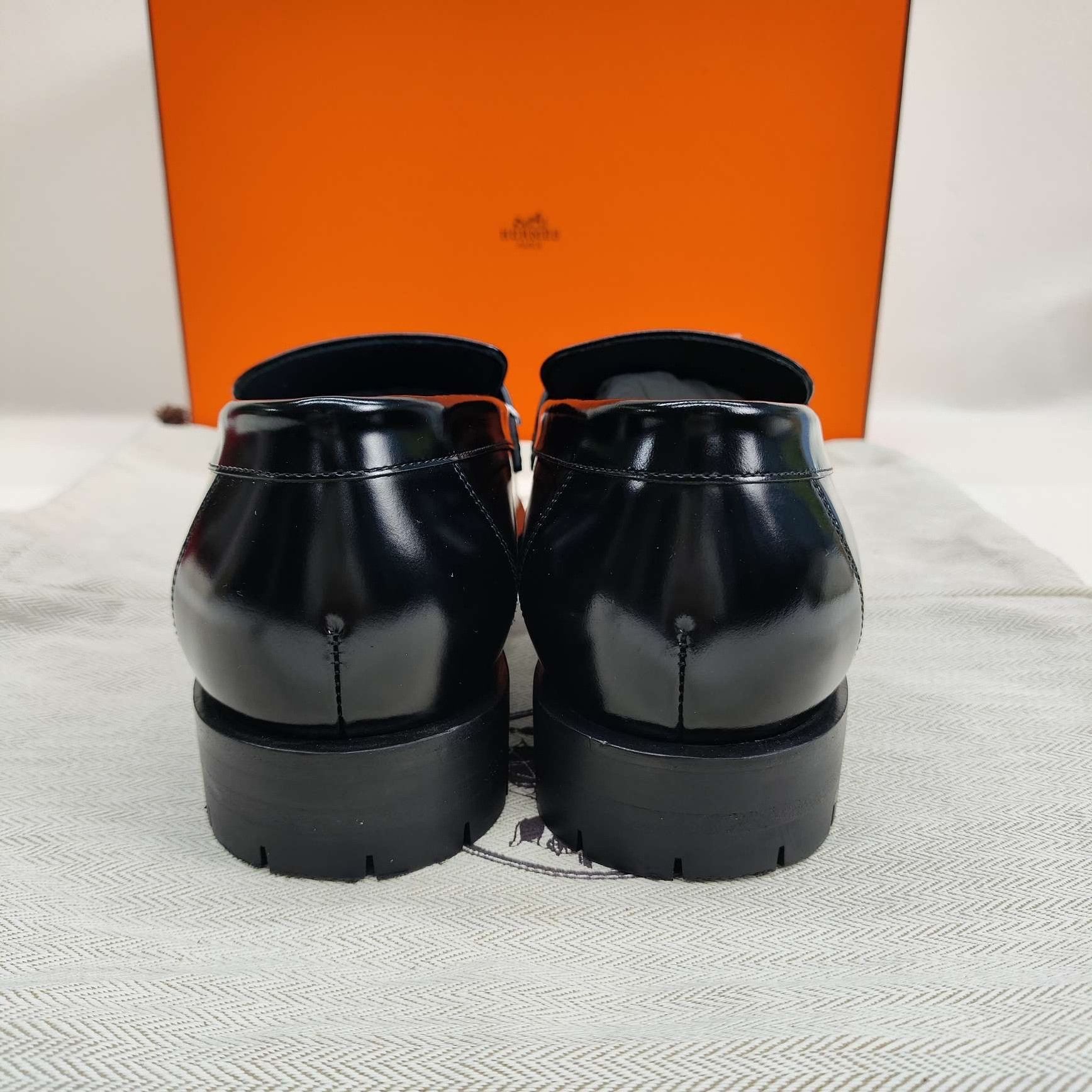 Hermes Hermès Faubourg Leather Loafers Size 35 Size US 5 / IT 35 - 6 Thumbnail