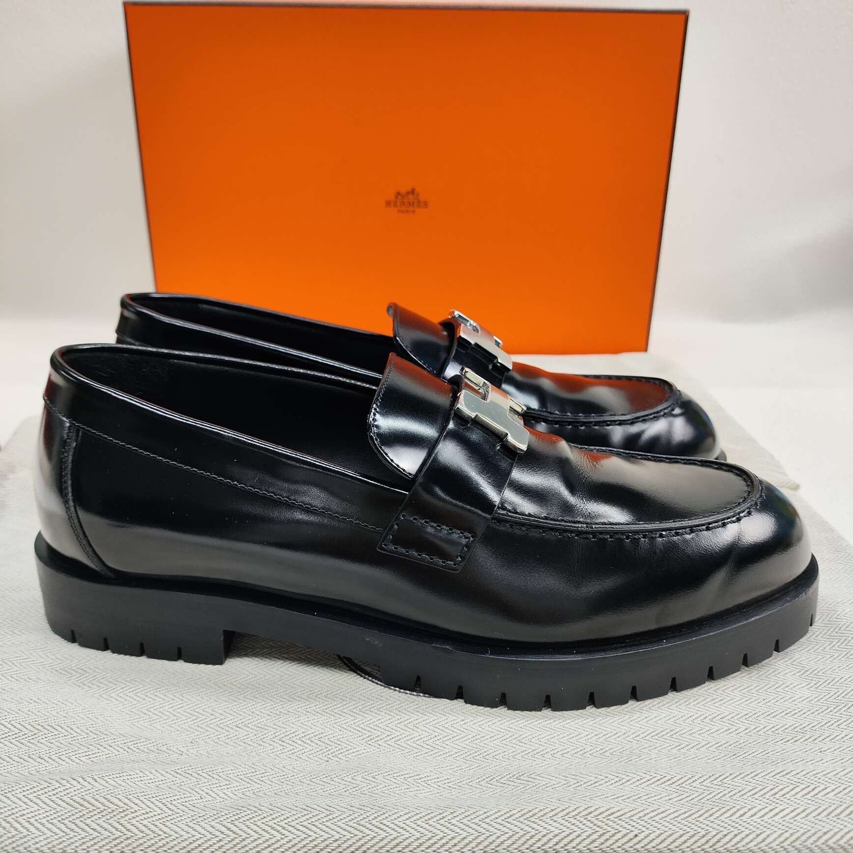 Hermes Hermès Faubourg Leather Loafers Size 35 Size US 5 / IT 35 - 5 Thumbnail