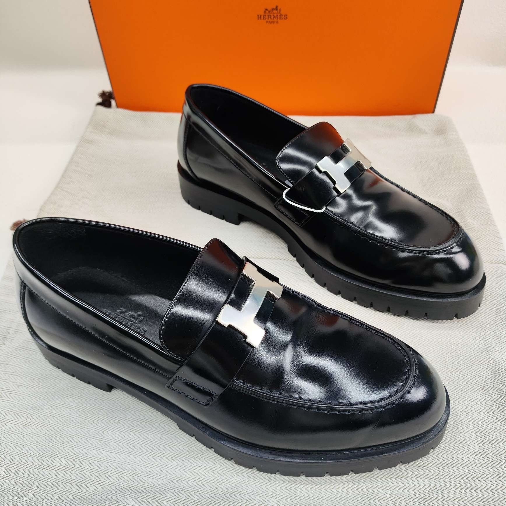 Hermes Hermès Faubourg Leather Loafers Size 35 Size US 5 / IT 35 - 4 Thumbnail