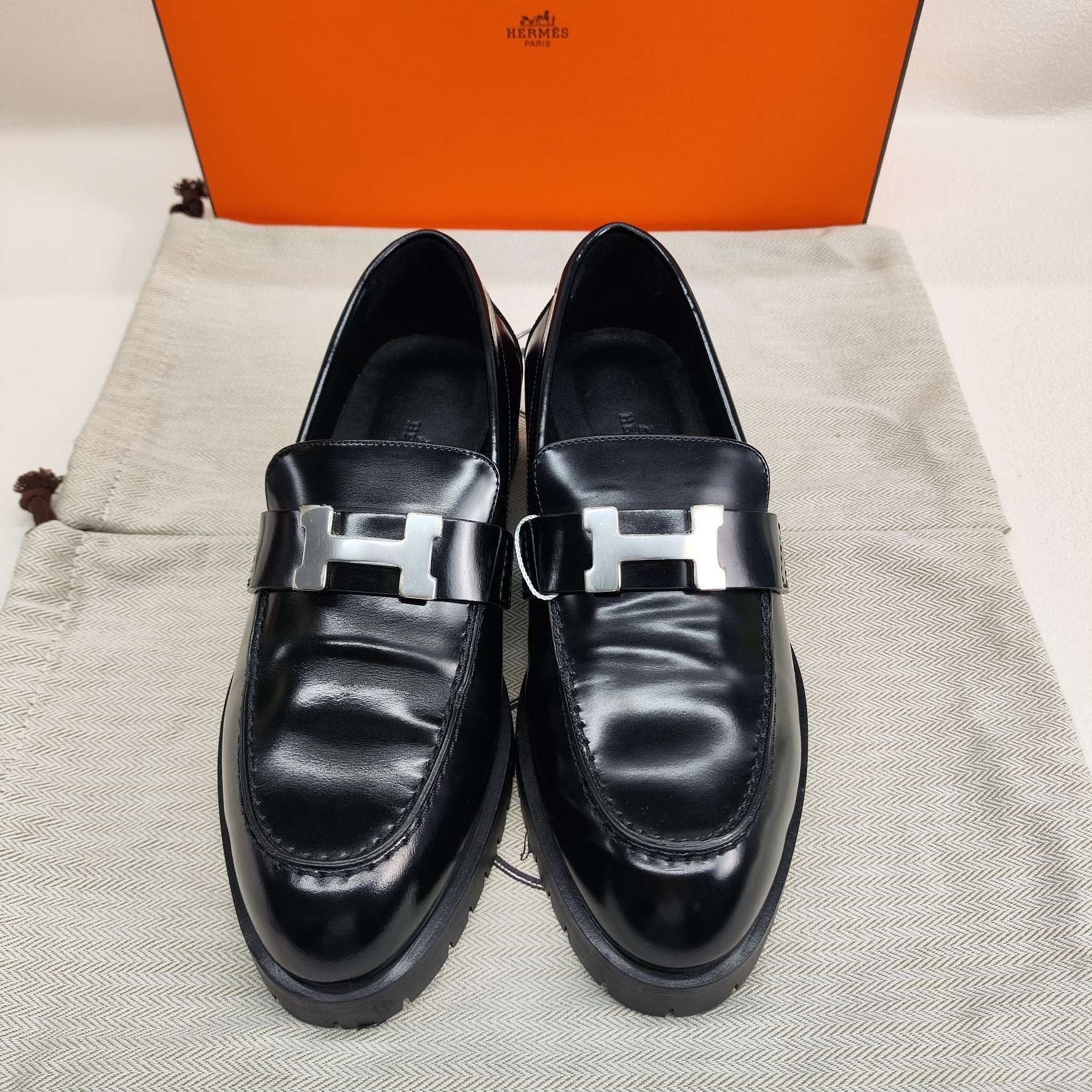 Hermes Hermès Faubourg Leather Loafers Size 35 Size US 5 / IT 35 - 3 Thumbnail