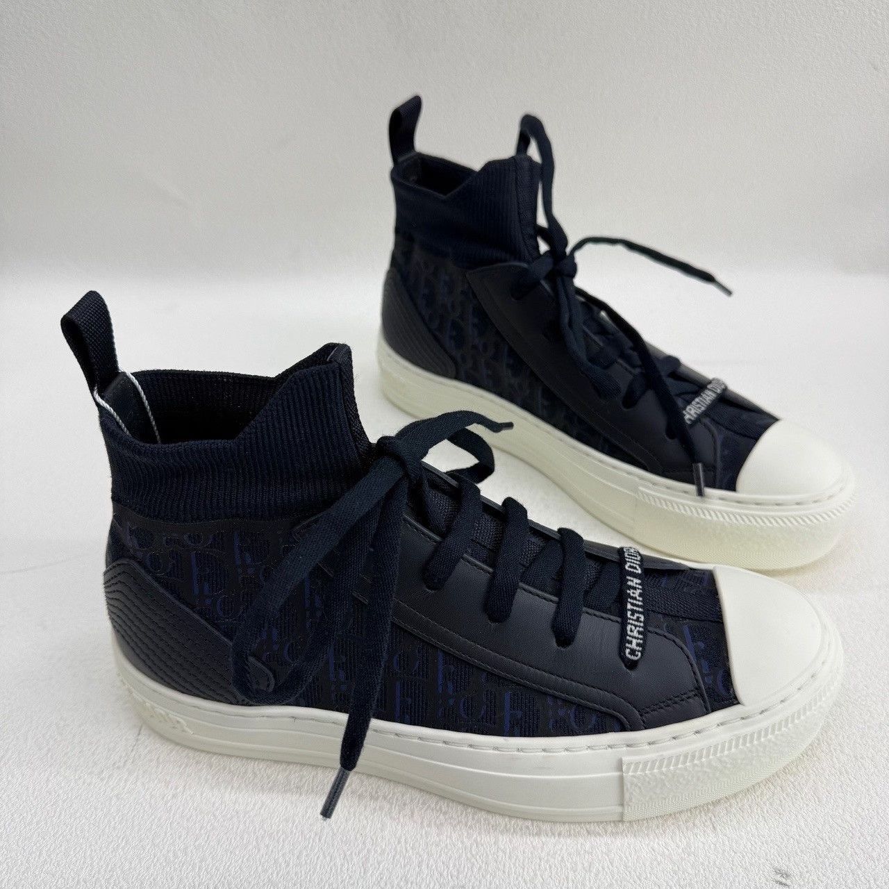 Dior Dior Oblique Hi-Top Sneakers Size 35 Size US 5 / IT 35 - 5 Thumbnail