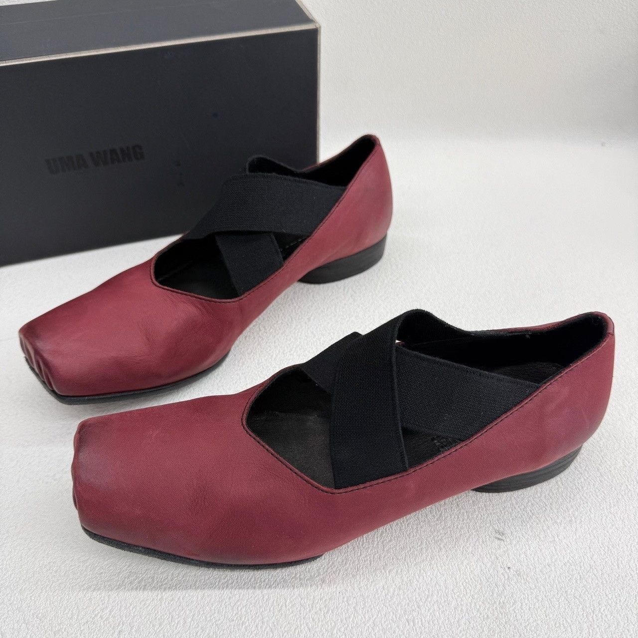 Uma Wang Uma Wang Red Leather Ballet Flats Size 37 Size US 7 / IT 37 - 3 Thumbnail