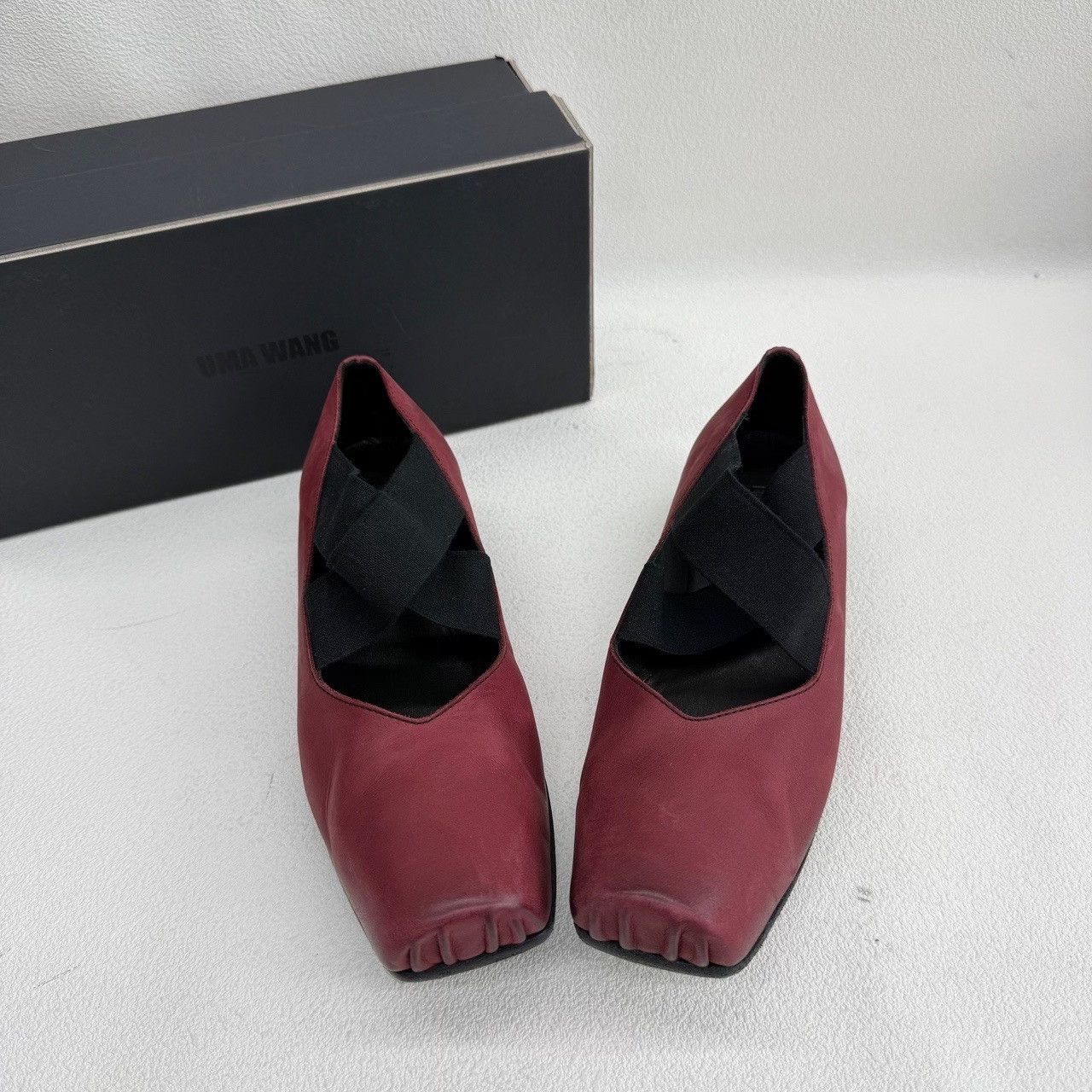 Uma Wang Uma Wang Red Leather Ballet Flats Size 37 Size US 7 / IT 37 - 2 Thumbnail