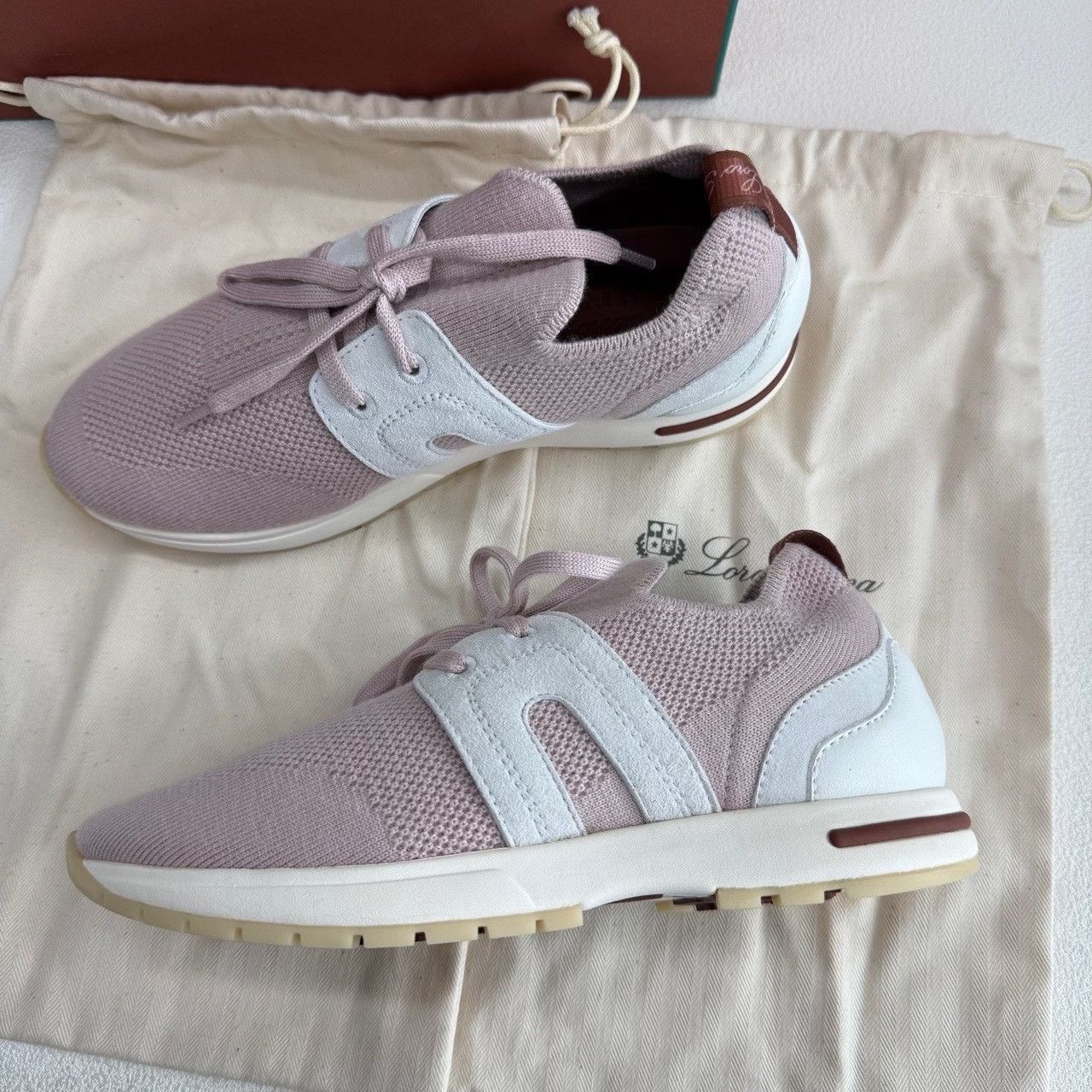 Loro Piana Loro Piana 360 Walk Sneakers Pink Size 35 Size US 5 / IT 35 - 10 Thumbnail