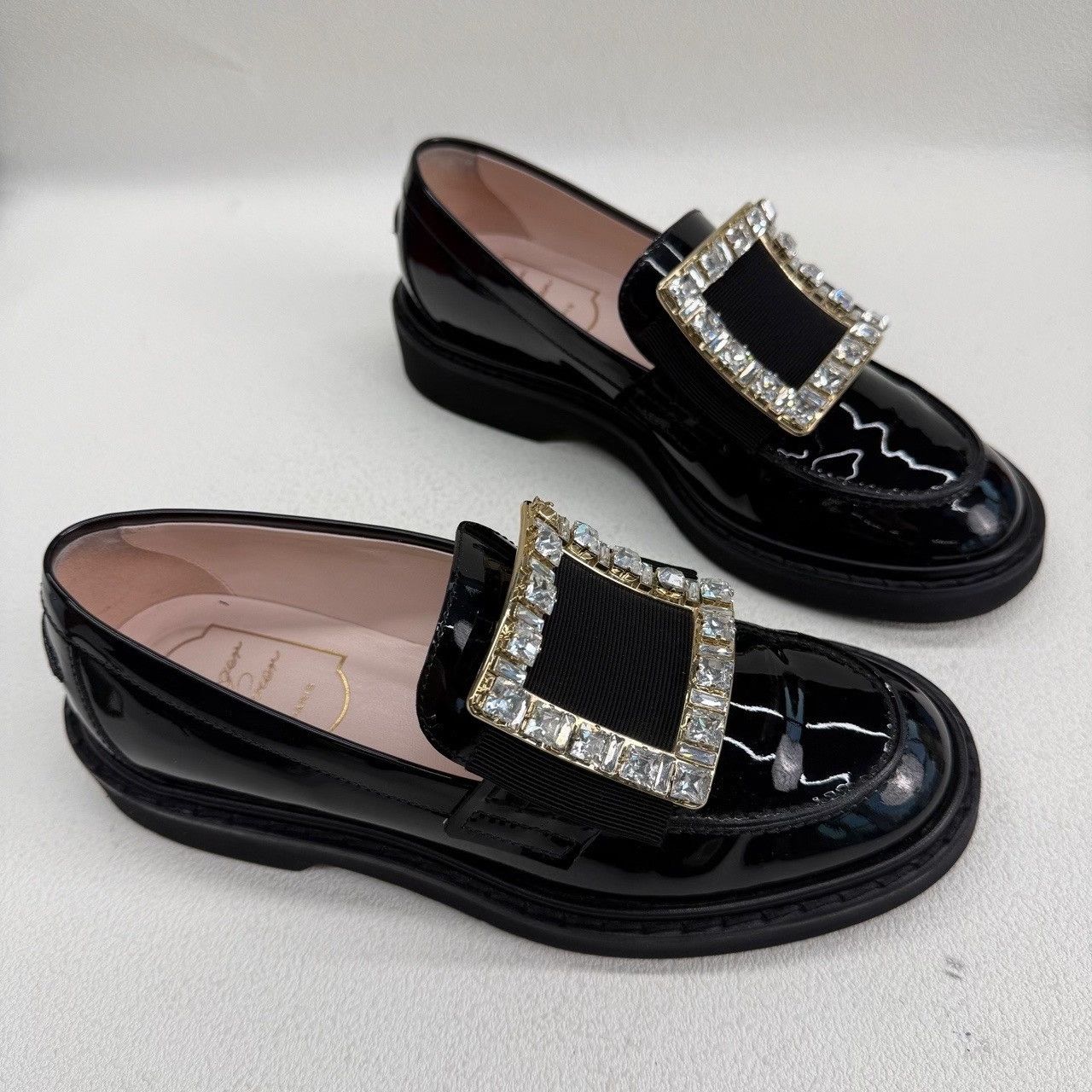 Roger Vivier Roger Vivier Crystal Buckle Loafers Size 35.5 Size US 5.5 / IT 35.5 - 4 Thumbnail