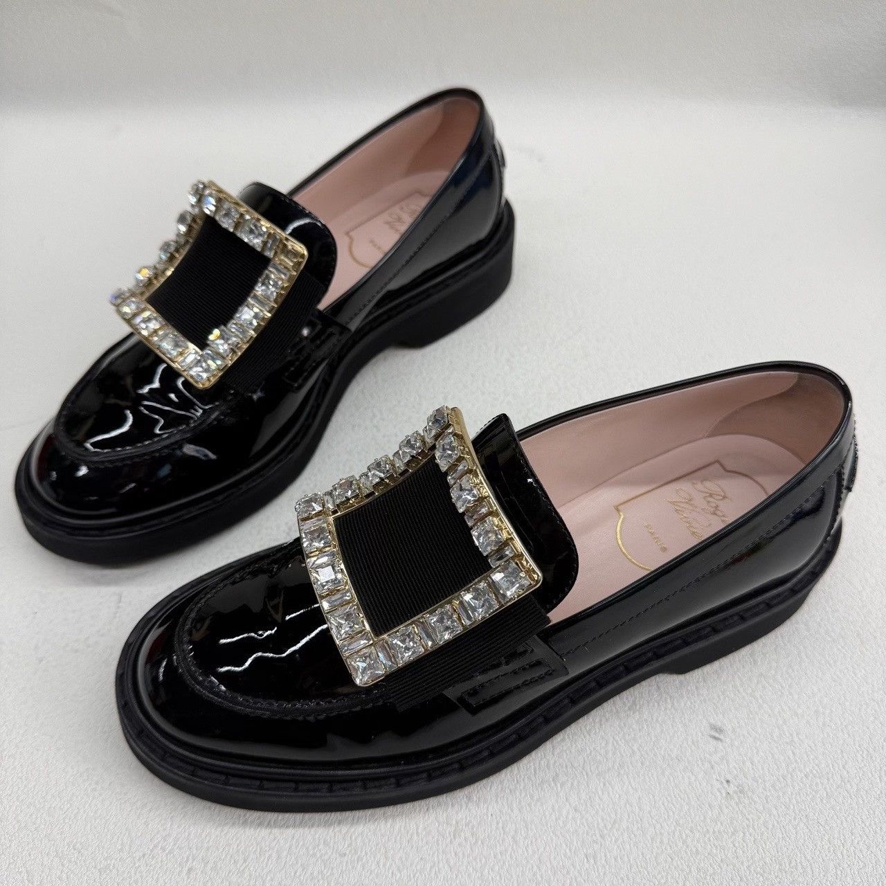 Roger Vivier Roger Vivier Crystal Buckle Loafers Size 35.5 Size US 5.5 / IT 35.5 - 2 Thumbnail