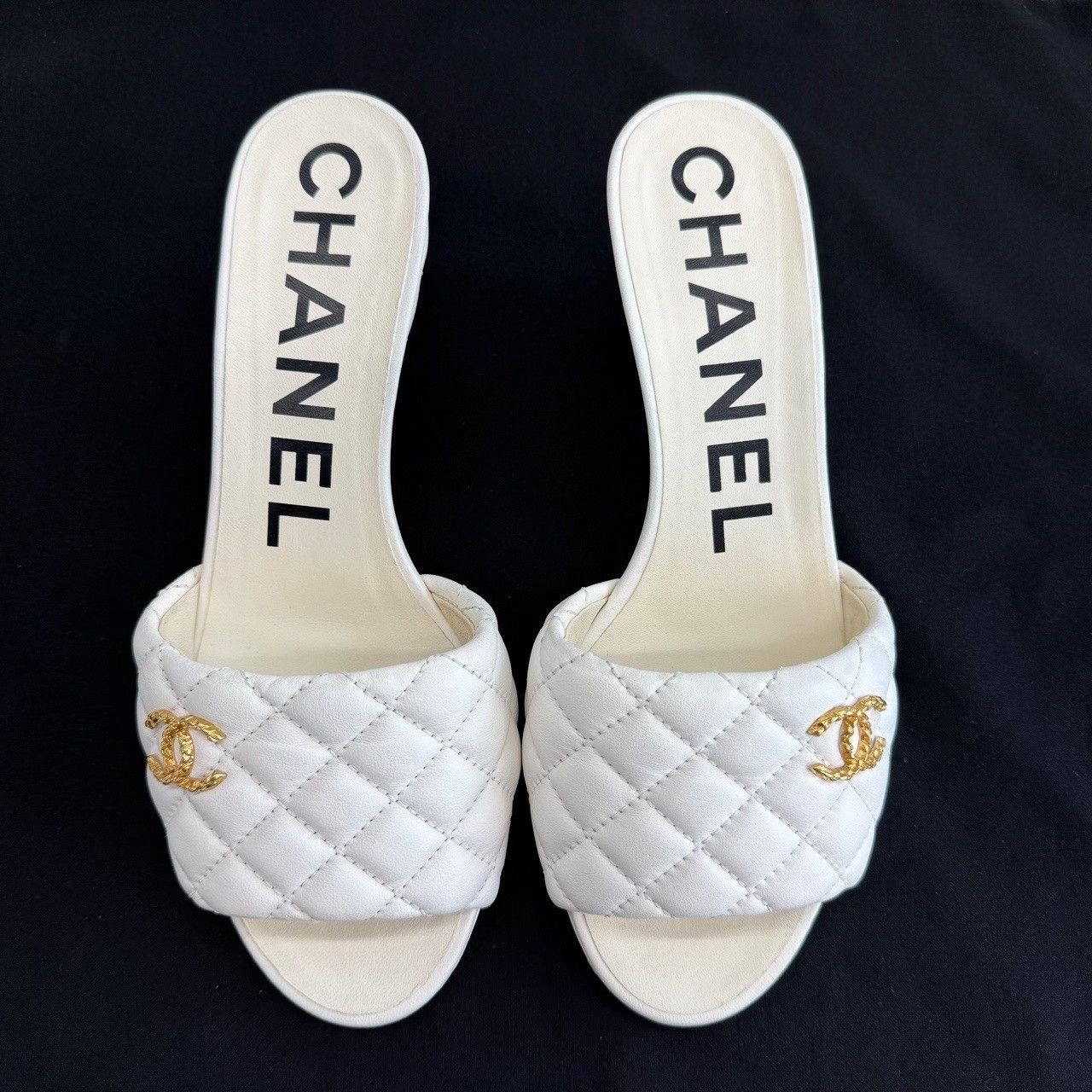 Chanel Chanel Quilted Leather Mules Size 37.5 Size US 7.5 / IT 37.5 - 3 Thumbnail