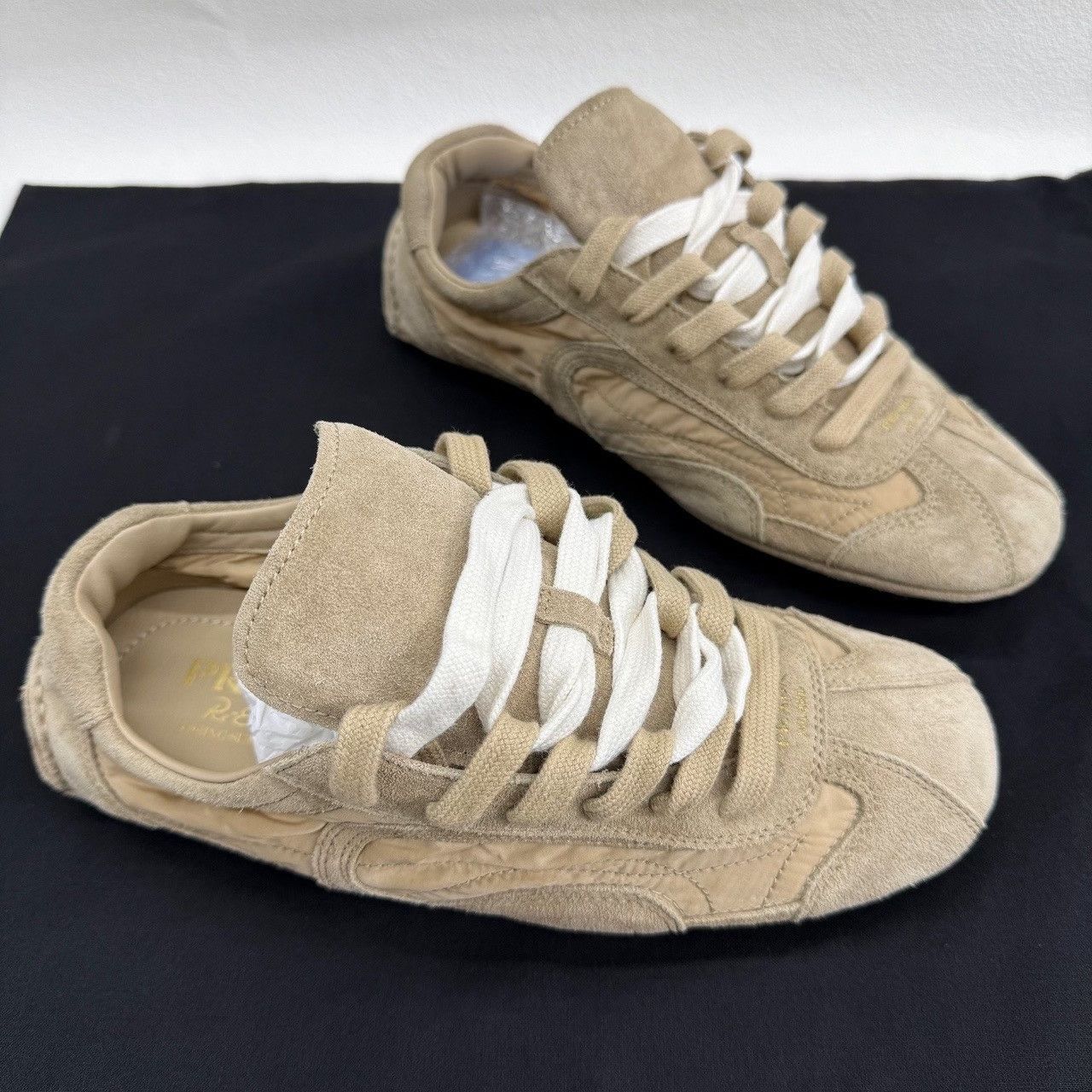 Prada Prada Suede Re-Nylon Sneakers Size 36 Size US 6 / IT 36 - 4 Thumbnail