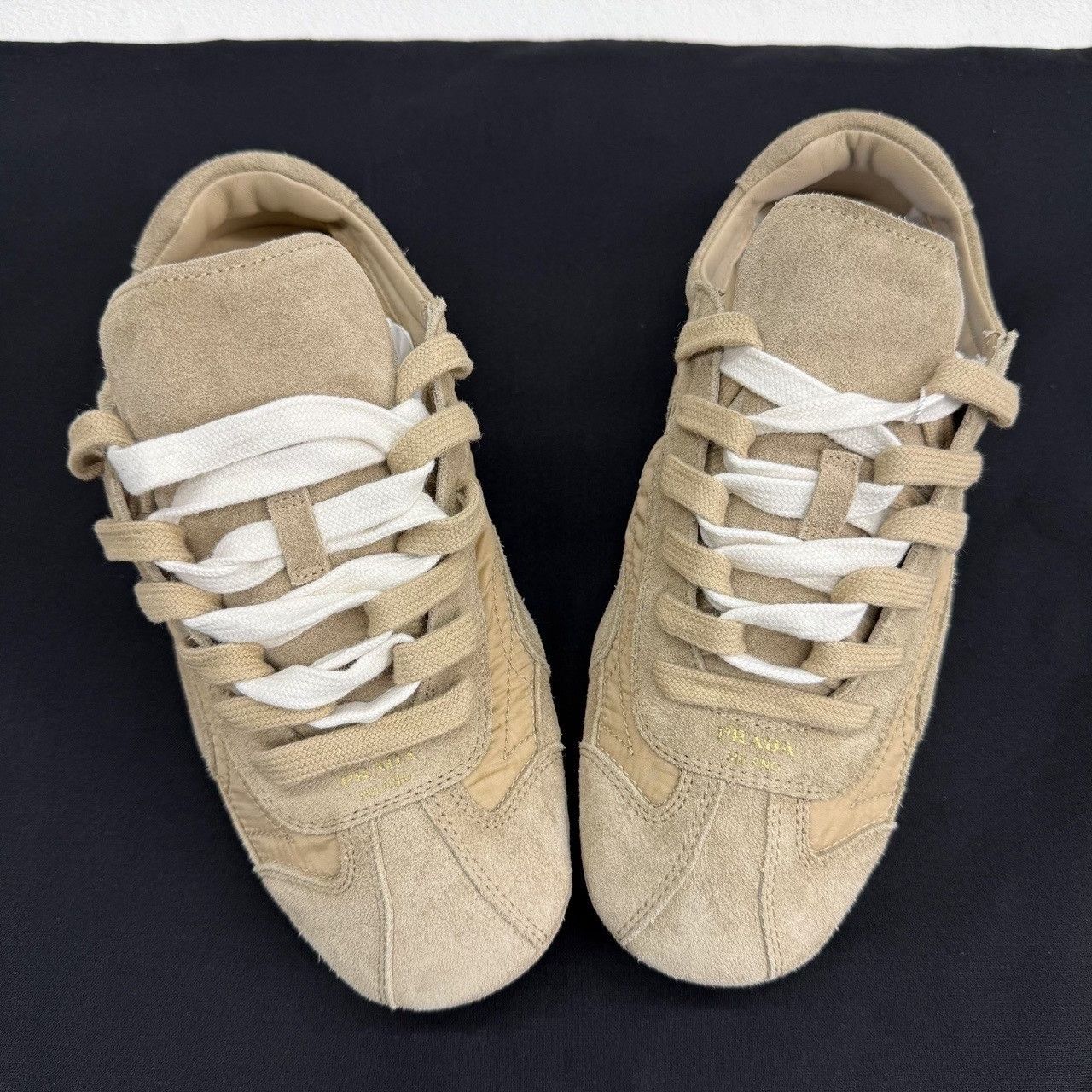 Prada Prada Suede Re-Nylon Sneakers Size 36 Size US 6 / IT 36 - 10 Thumbnail