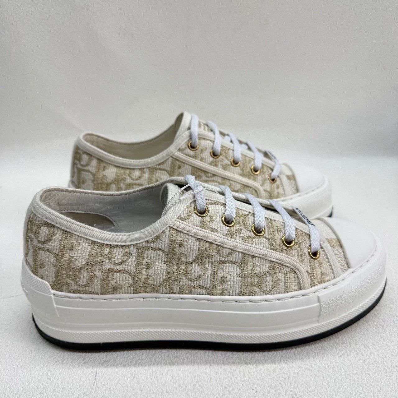 Dior Dior Walk'n'Dior Oblique Low-Top Sneakers Size 36 Size US 6 / IT 36 - 5 Thumbnail