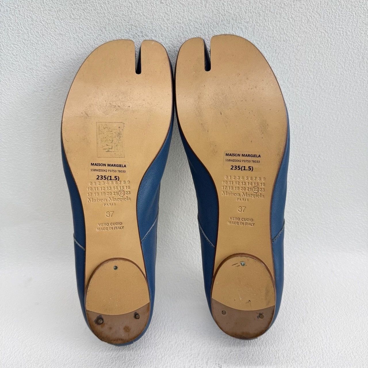 Maison Margiela Maison Margiela Blue Tabi Ballet Flats Size 37 Size US 7 / IT 37 - 8 Thumbnail