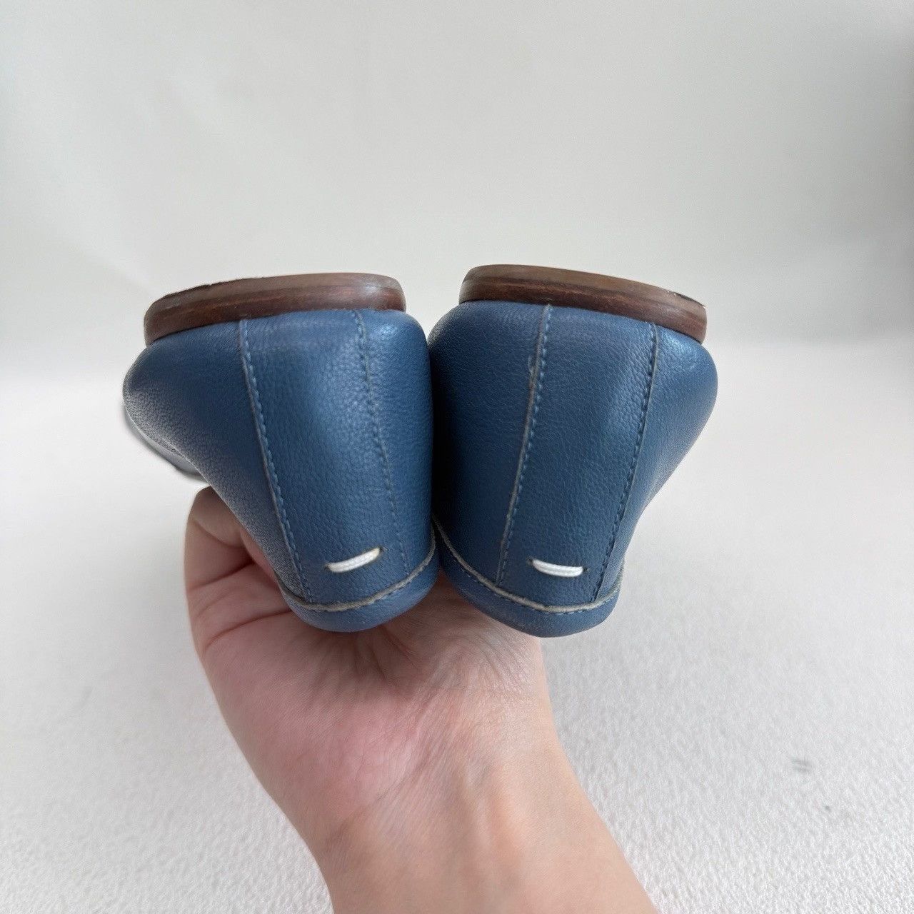 Maison Margiela Maison Margiela Blue Tabi Ballet Flats Size 37 Size US 7 / IT 37 - 7 Thumbnail