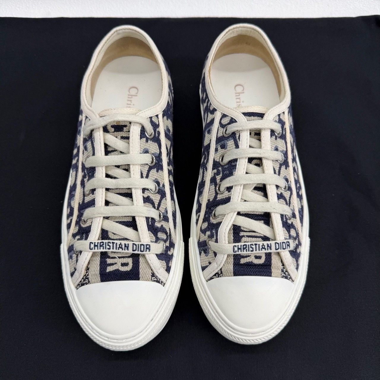 Dior Dior Oblique Walk'n'Dior Low-Top Sneakers Size 36 Size US 6 / IT 36 - 3 Thumbnail
