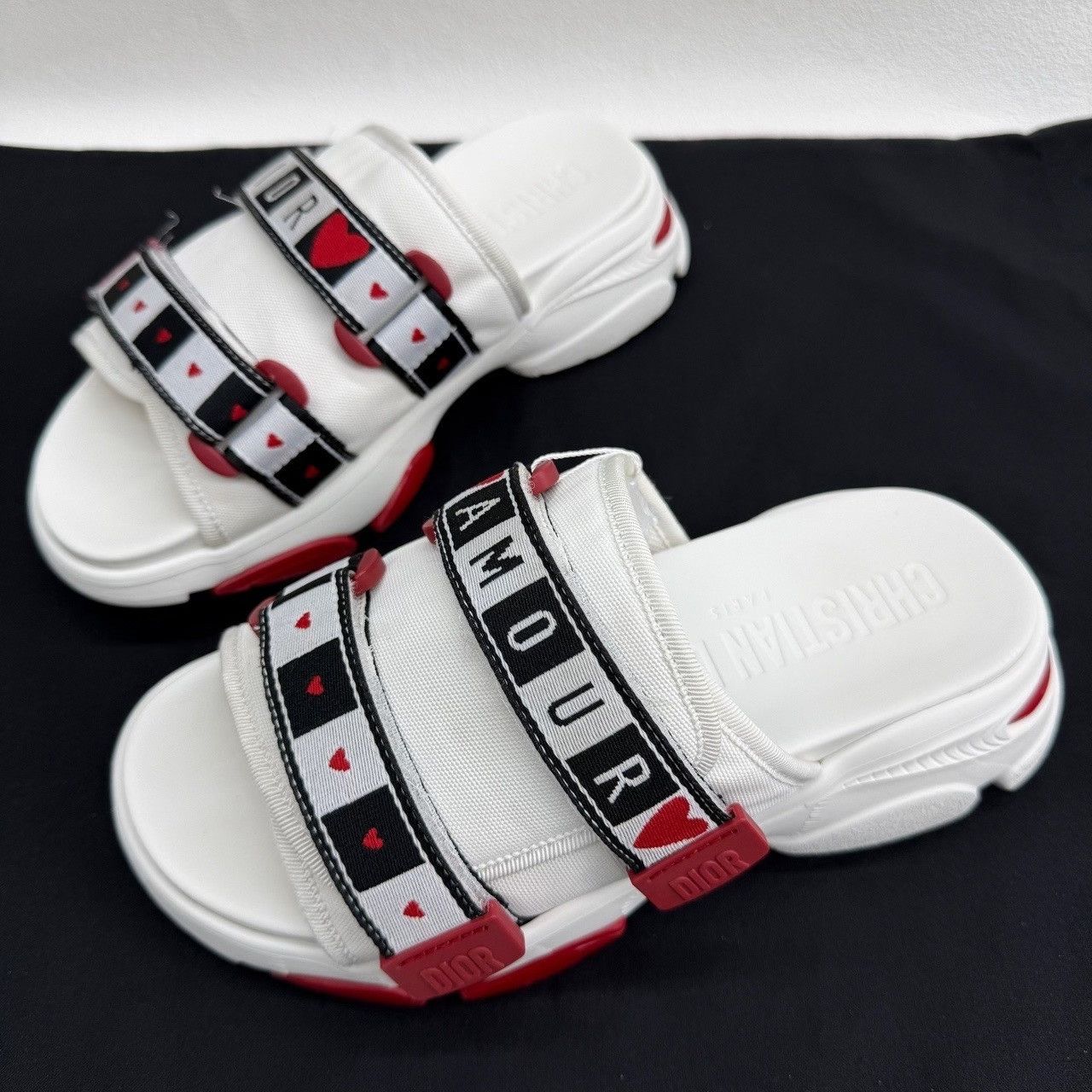 Dior Dior D-Wander Amour Slides Size 36 Size US 6 / IT 36 - 2 Thumbnail