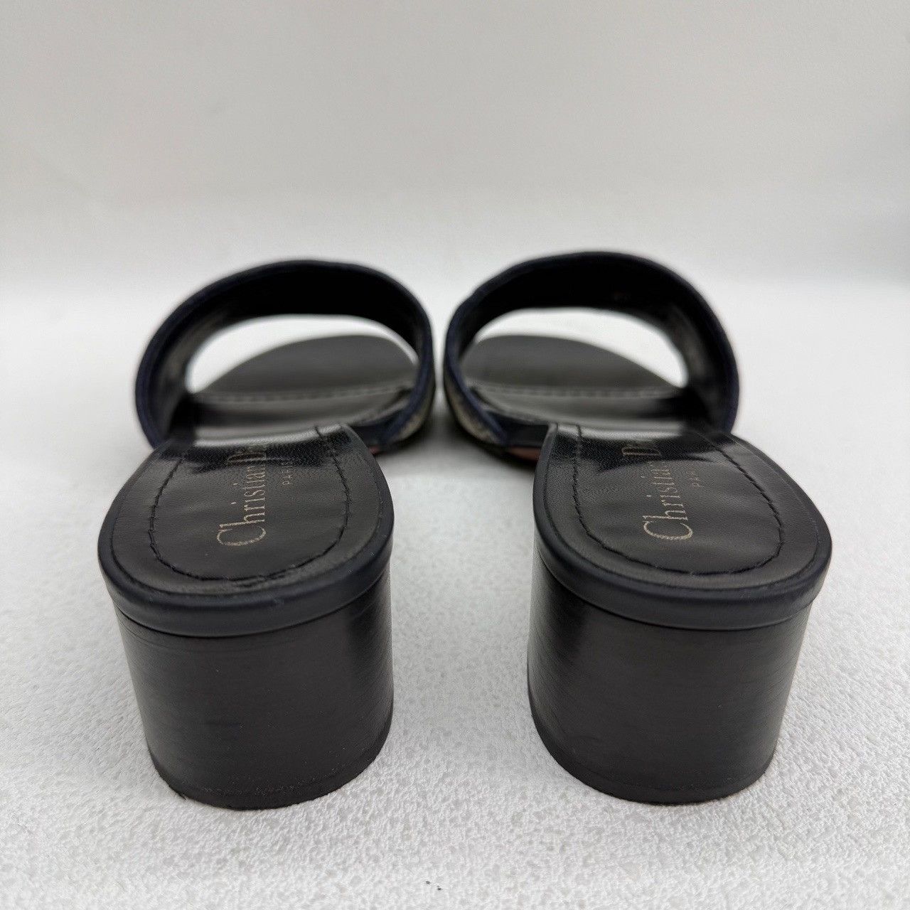 Dior Dior Navy Dway Logo Mules Size 38 Size US 8 / IT 38 - 6 Thumbnail