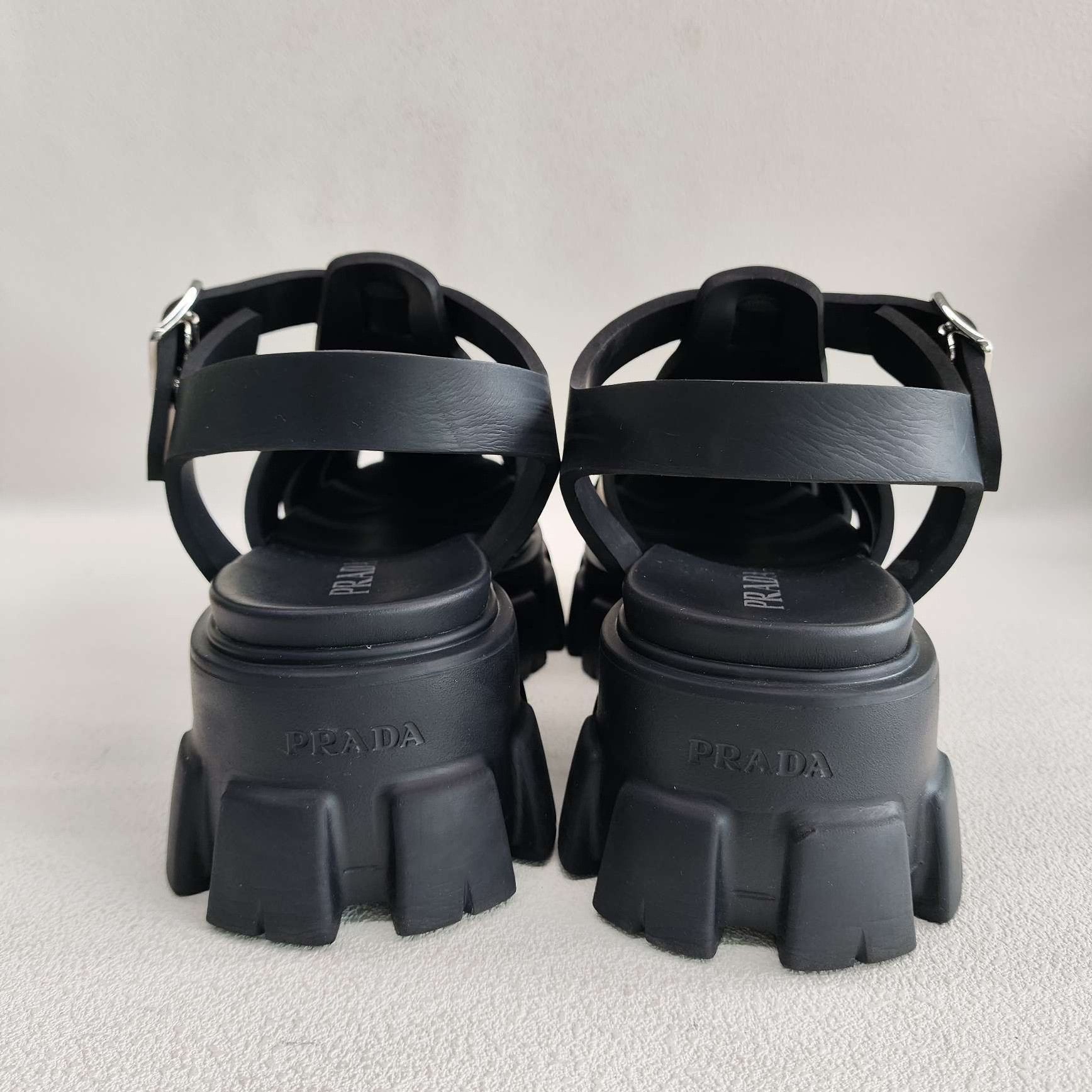 Prada Prada Monolith Logo Sandals Size 9 Size US 9 / EU 42 - 6 Thumbnail