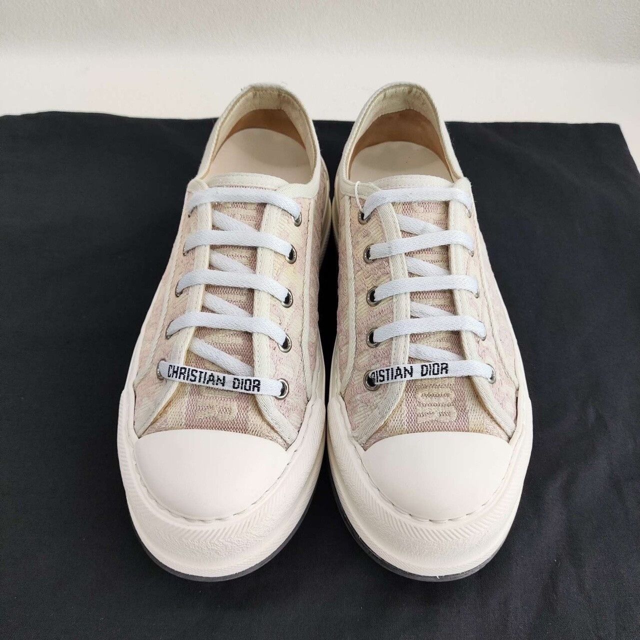 Dior Dior Pink Oblique Walk'n'Dior Sneakers Size 37 Size US 7 / IT 37 - 3 Thumbnail