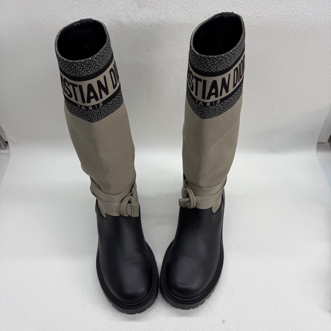 Dior Dior D-Major Canvas and Leather Boots Size 38.5 Size US 8.5 / IT 38.5 - 10 Thumbnail