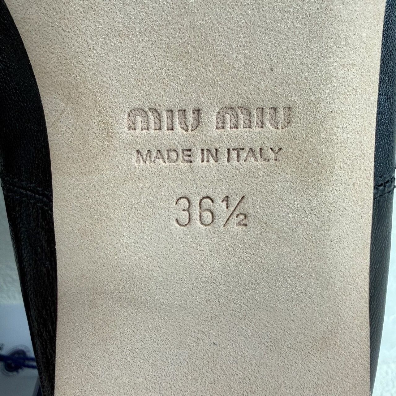 Miu Miu Miu Miu Bow Ballet Flats Size 36.5 Size US 6.5 / IT 36.5 - 9 Thumbnail